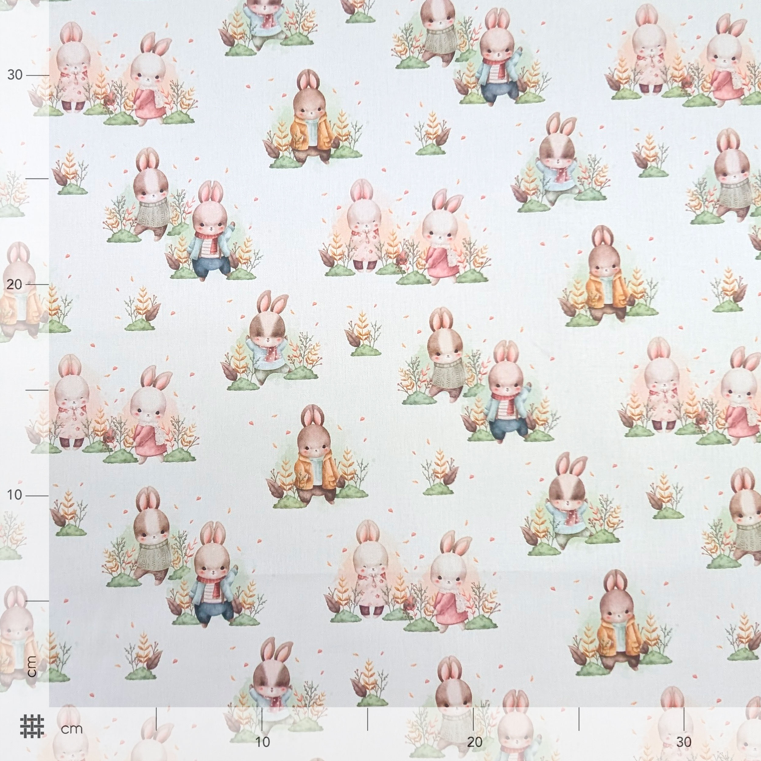 Cotton Fantasy Bunnies in the Woods Image