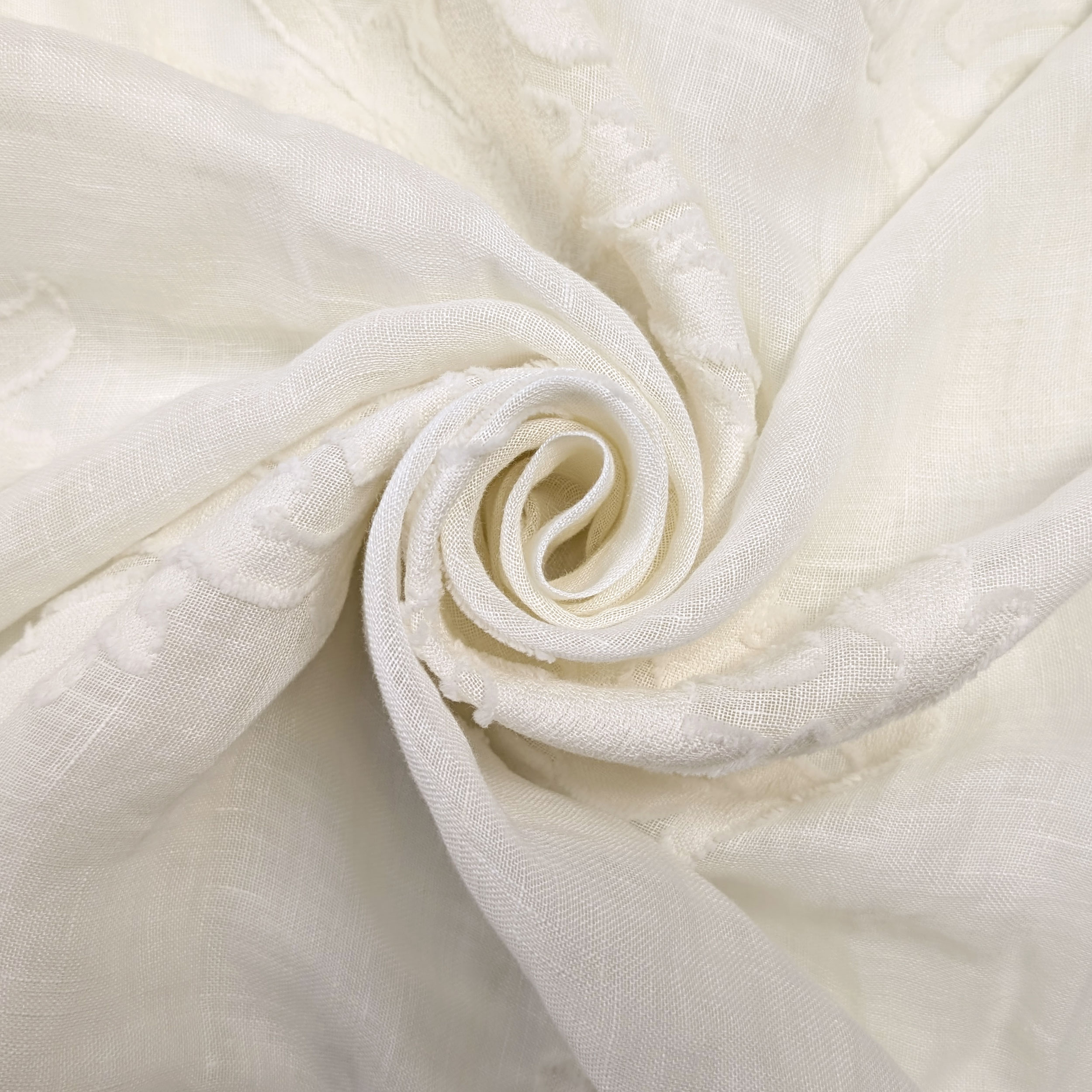 Scampolo Linen Curtain Cotton Lily 380x300 cm Image