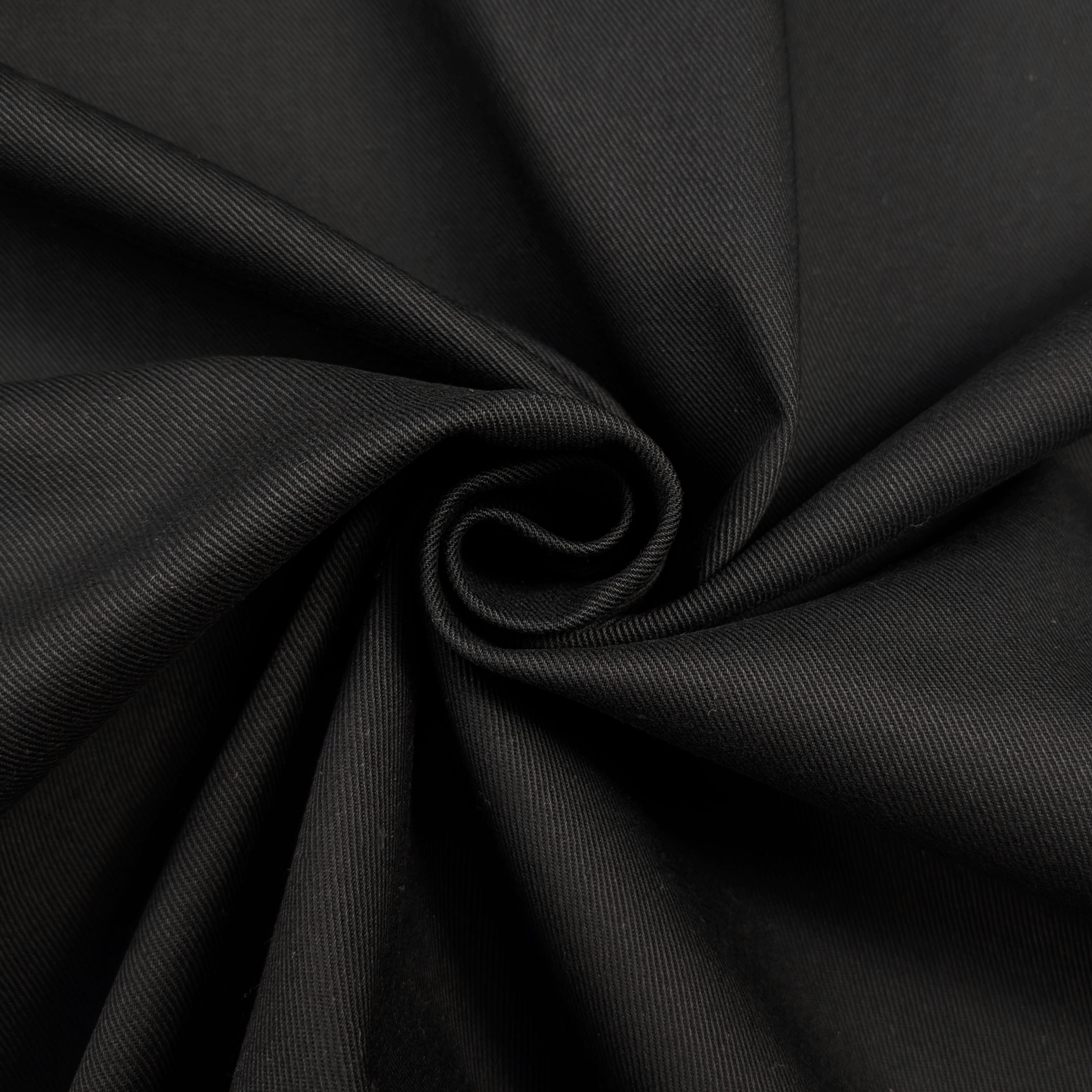 Black Dyed Cotton Jeans Image