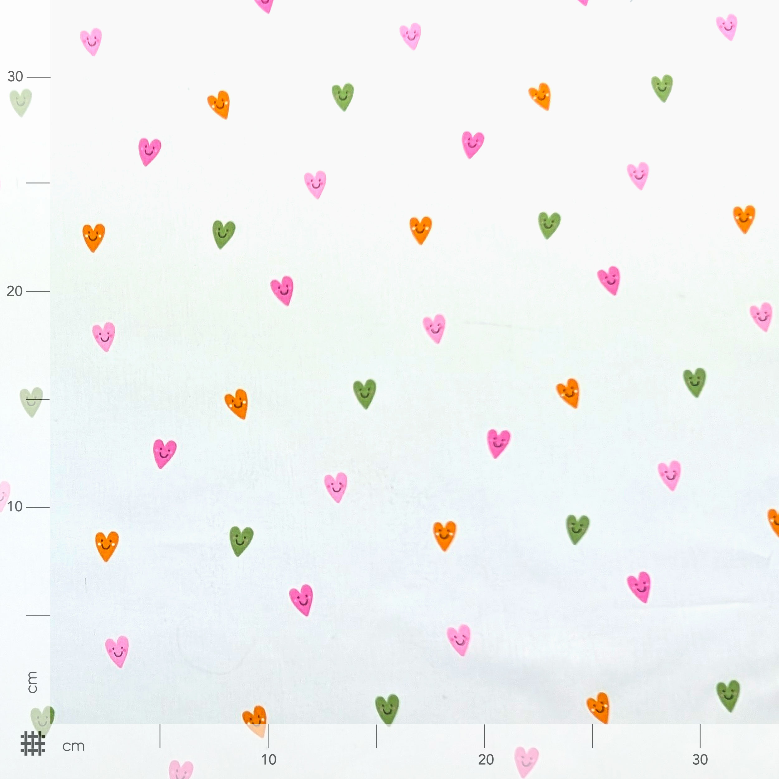 Cotton Poplin Happy Hearts