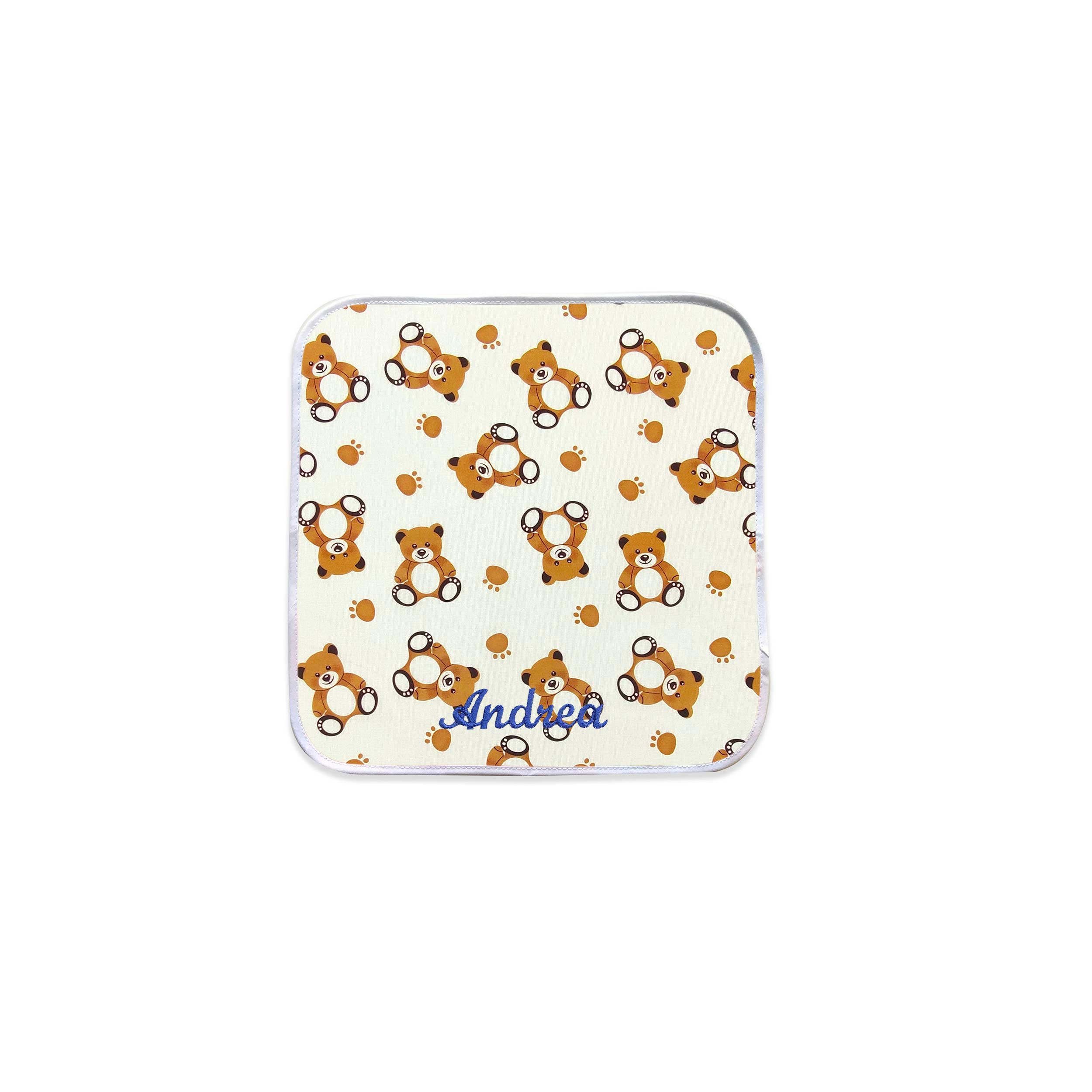 Ours en serviette Fond blanc
