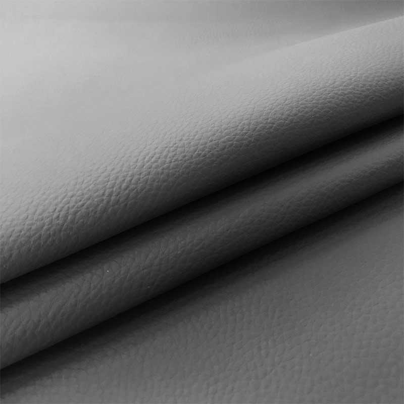 Découpe Faux cuir souple Gris foncé 100x140 cm Image