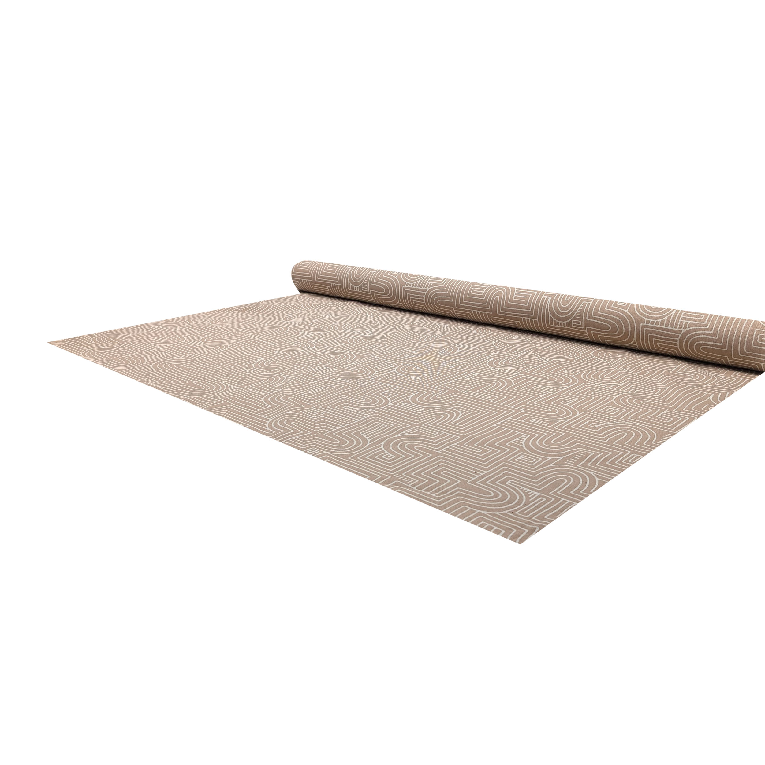 Panama Fabric Labyrinth Background Beige Image