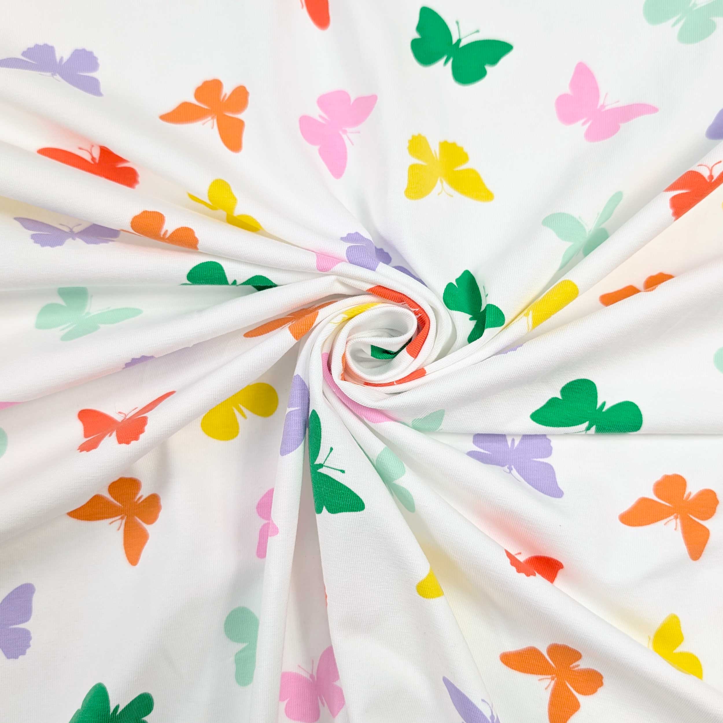 Colourful Butterfly Cotton Jersey Image