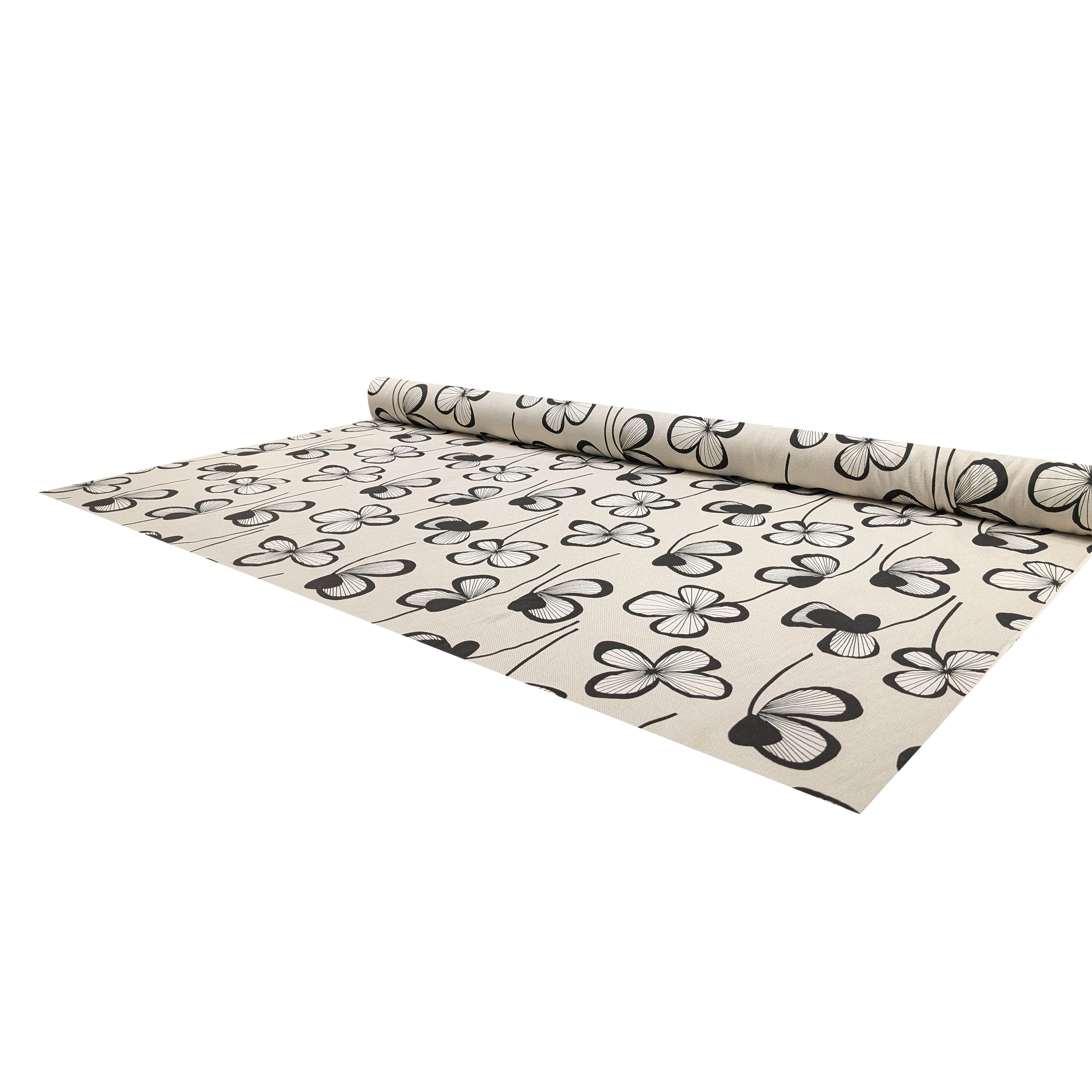 Panama Natural Cotton Floral Fantasy Image
