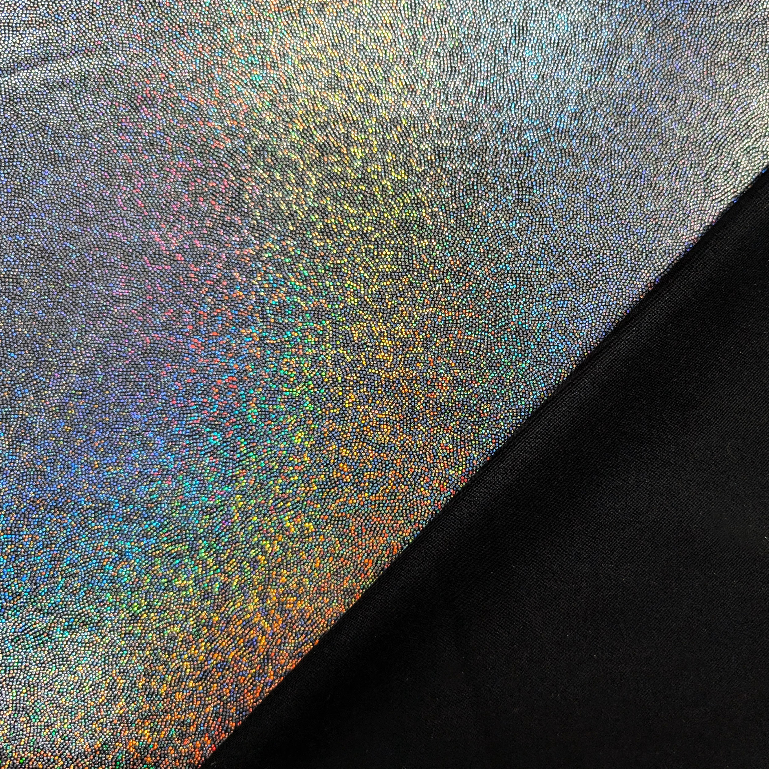 Black Glitter Lurex Lycra Image