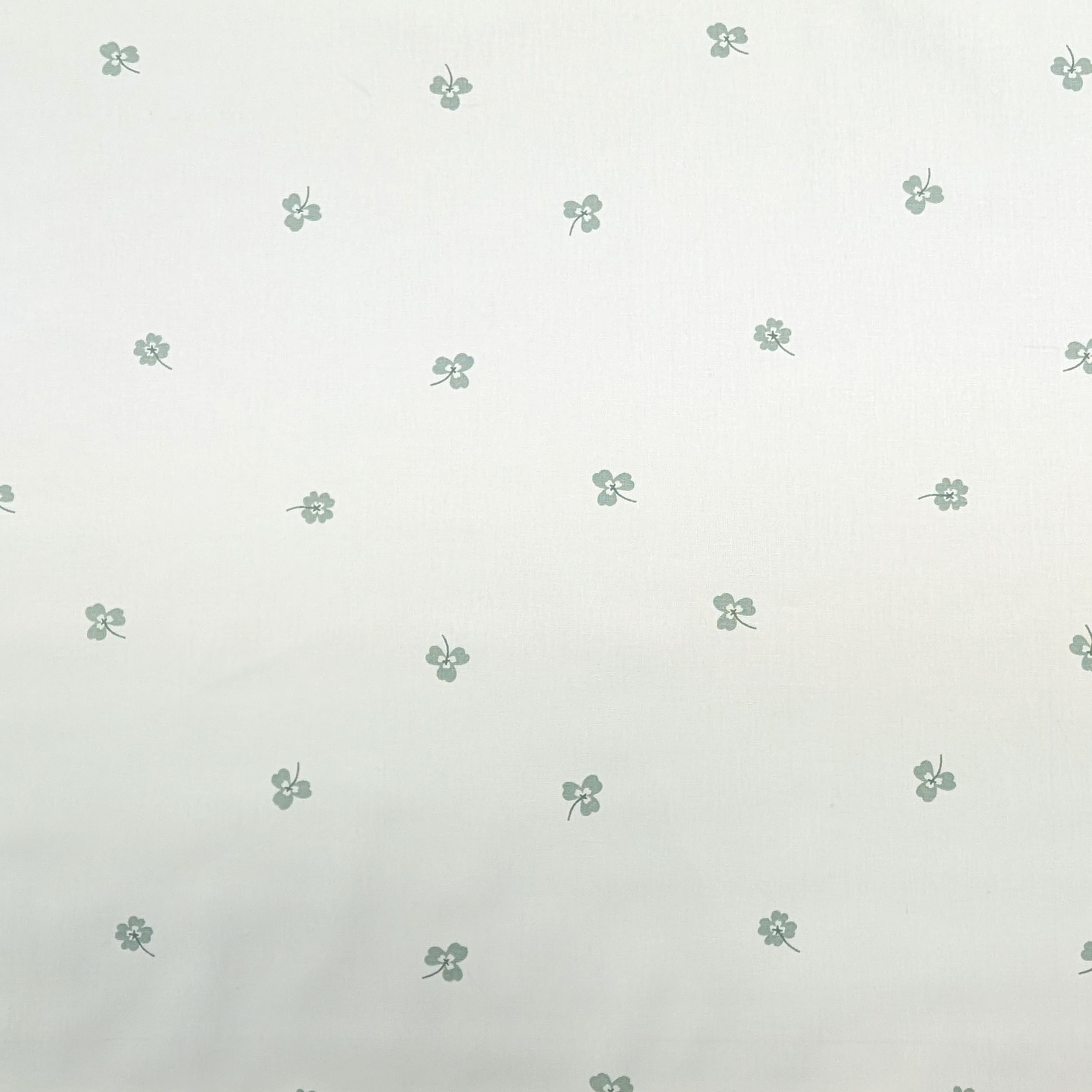Poplin Cotton Clover Pattern