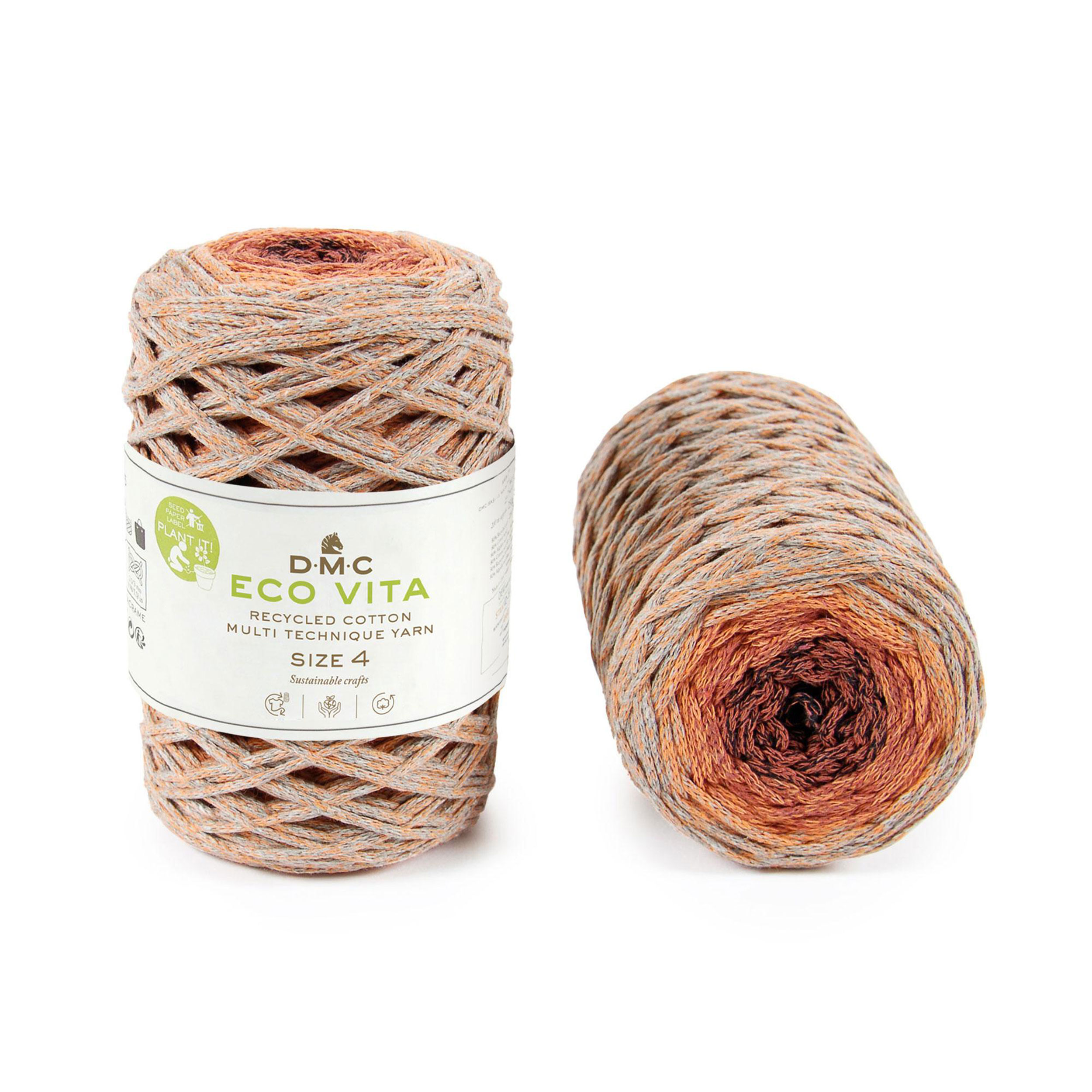 Fil DMC Eco Vita Taille 4 Multicolore