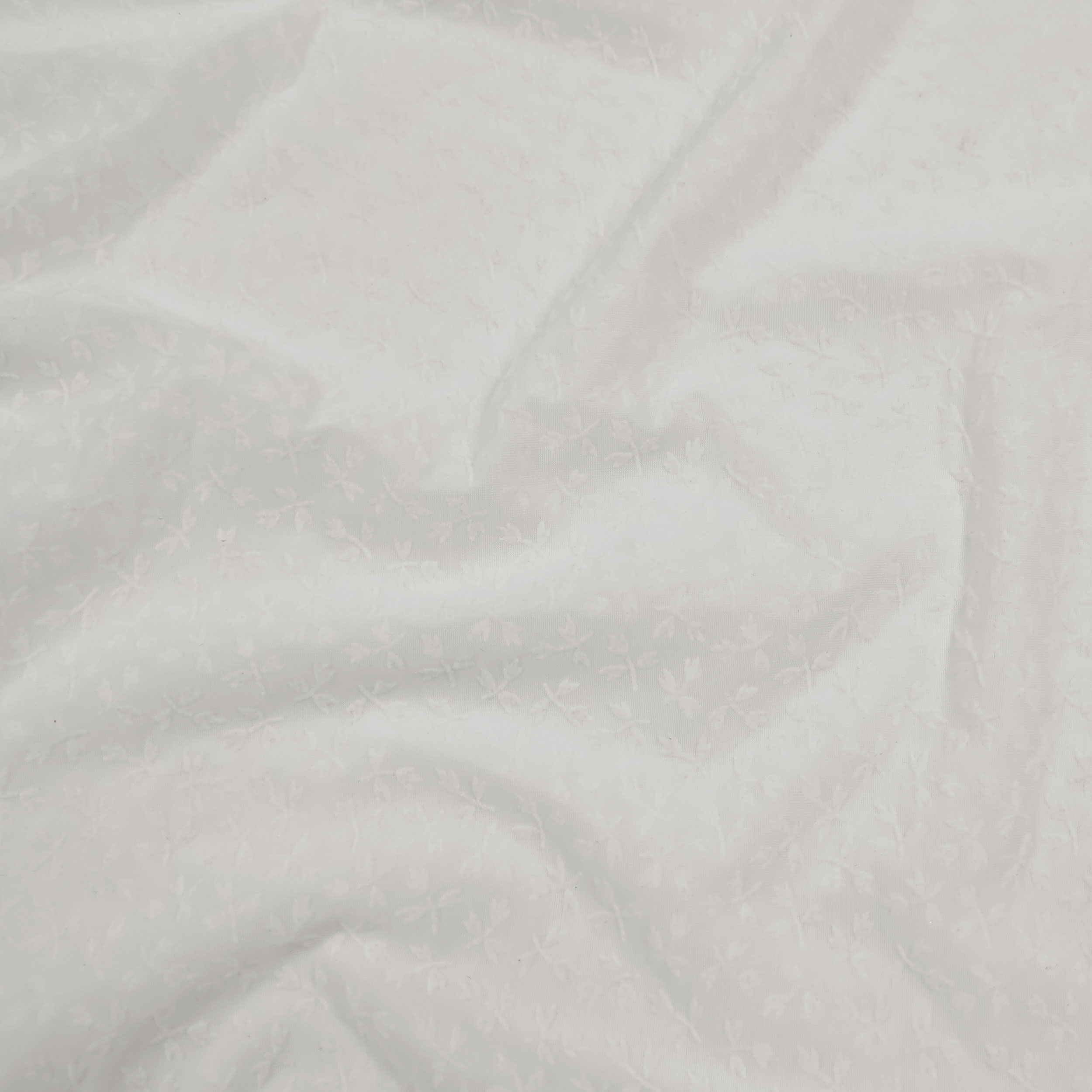 Lightweight White jersey with little flowers