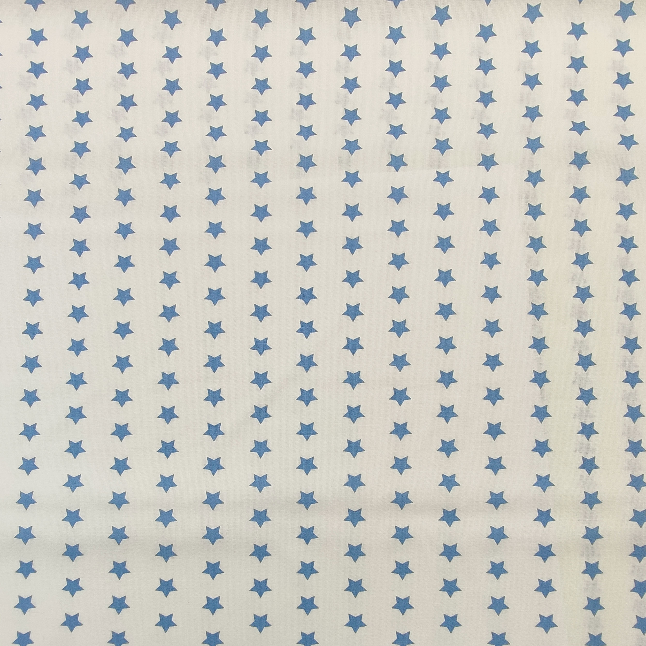 Tela de algodón Estrellas Fondo blanco 4
