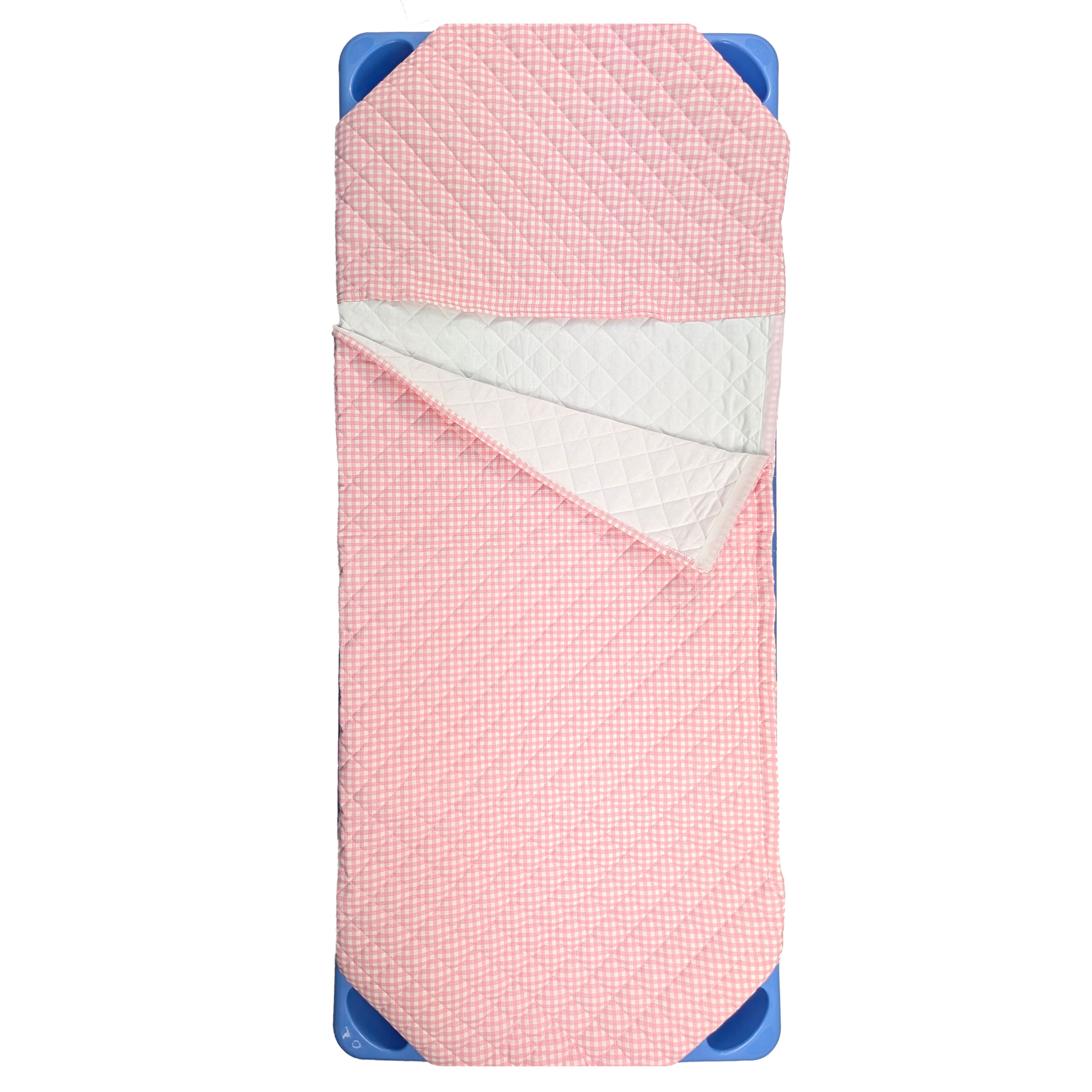 Shaped Sleeping Bag for Brandy Squares Pink Image