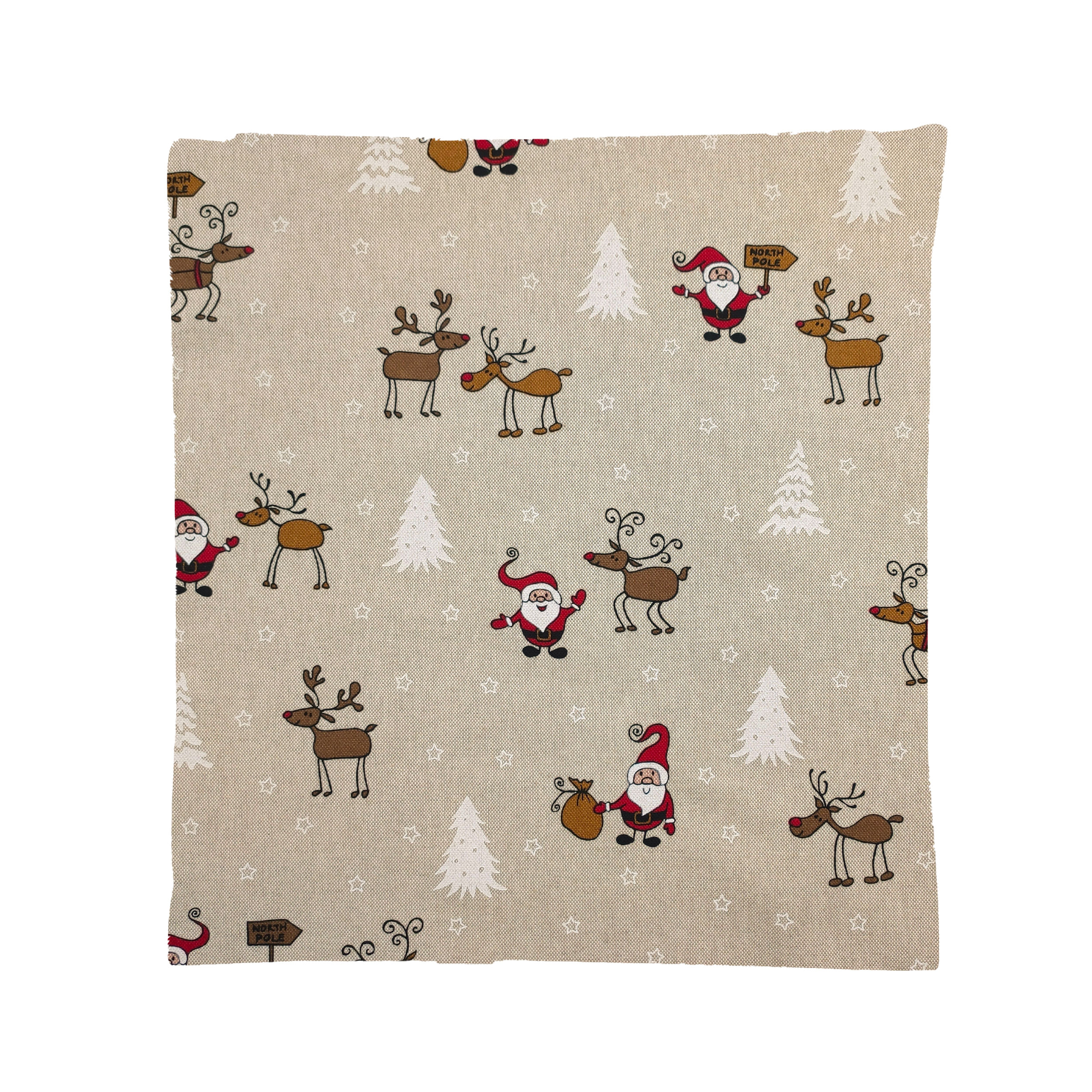 Coussin Taie d'oreiller Fantaisie Père Noël au Pôle Nord