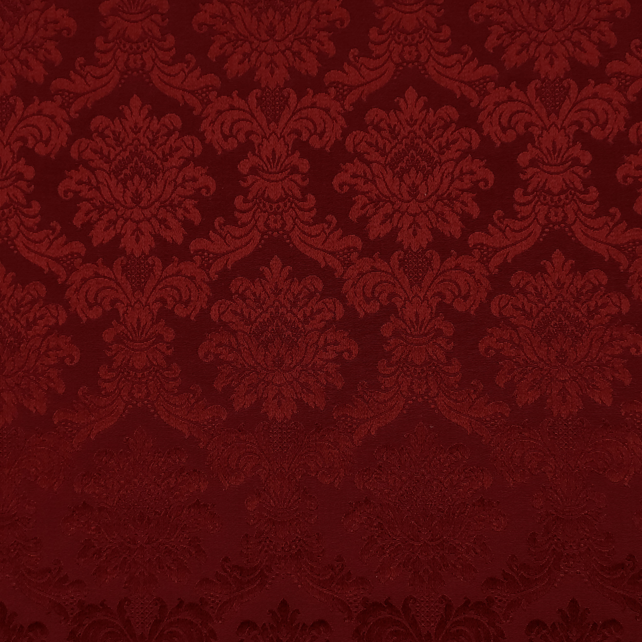 Tissu damassé rouge foncé