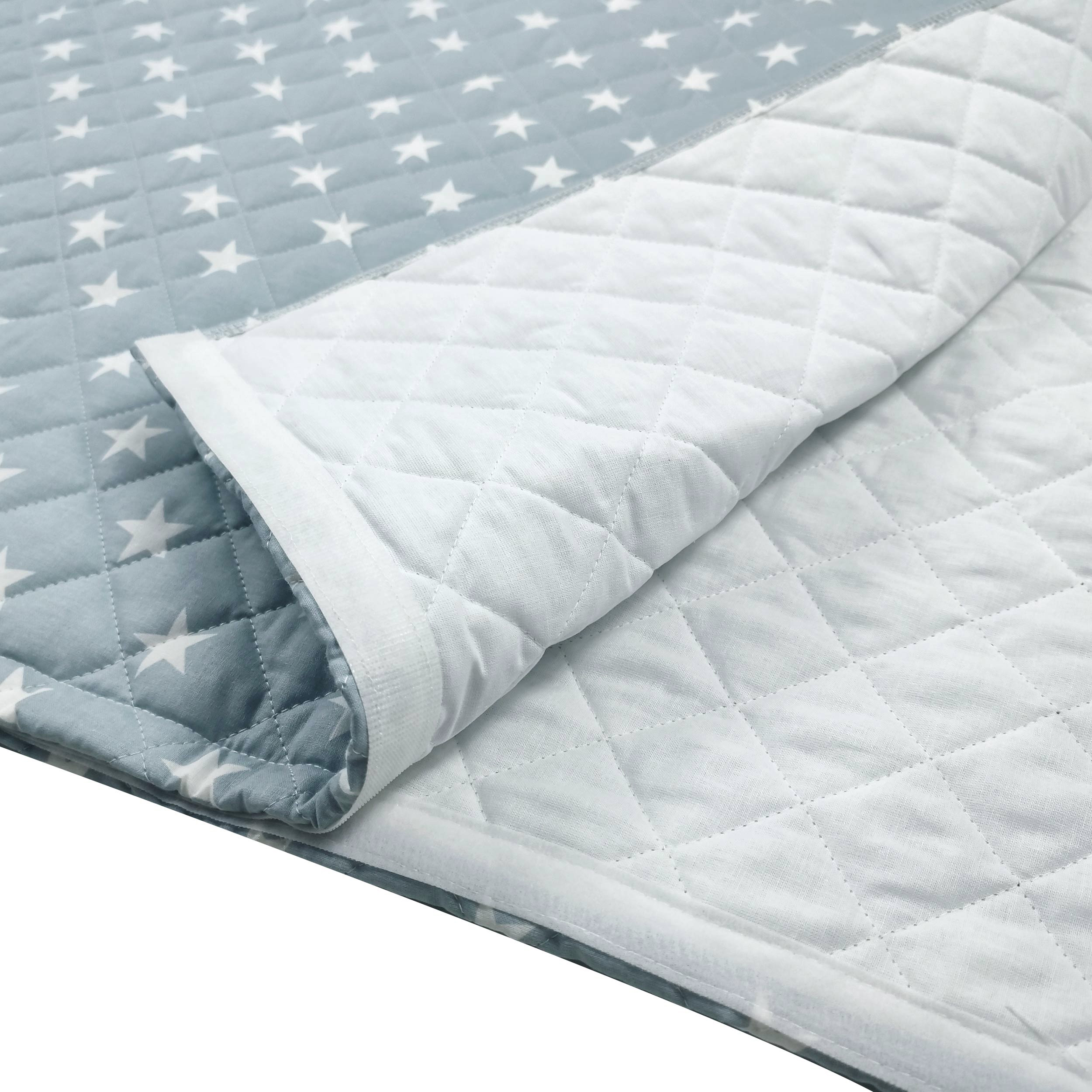 Sac de couchage Étoiles blanches sur fond bleu