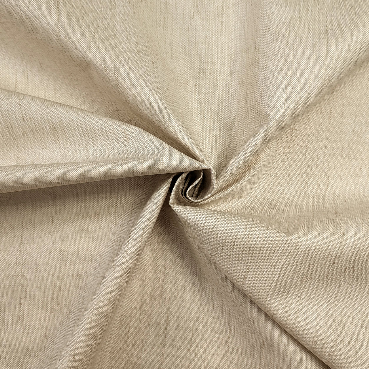 Resin Blend Linen Tablecloth Fabric Beige Image