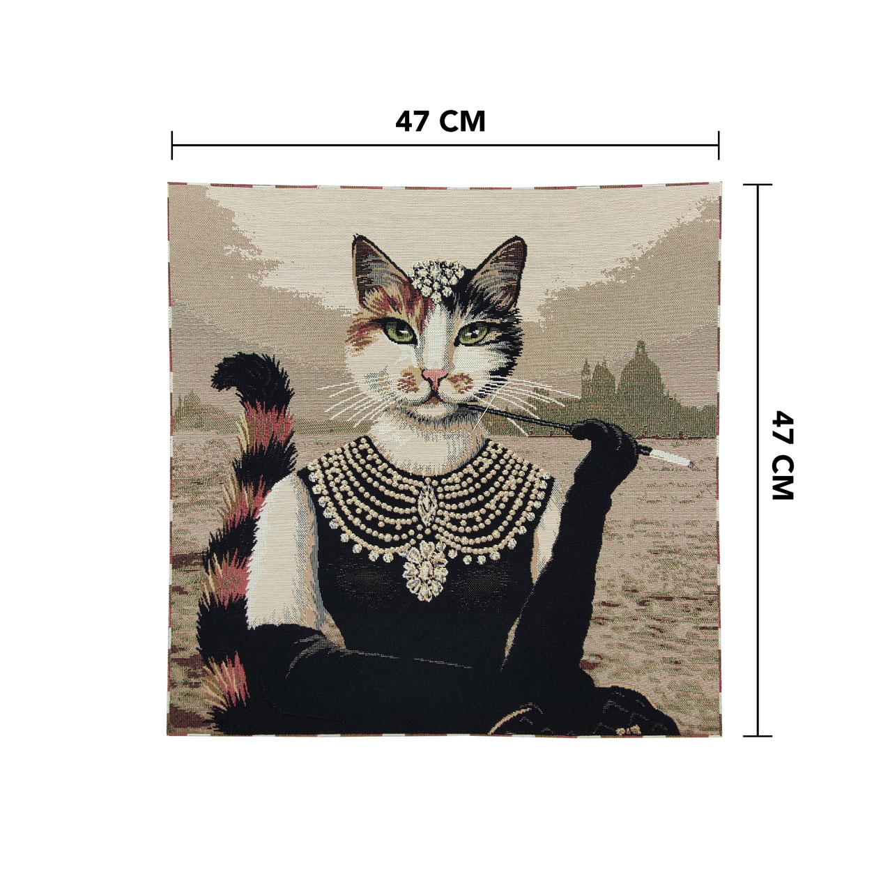 Panneau de coussin Miss Le Chat Gobelin Image