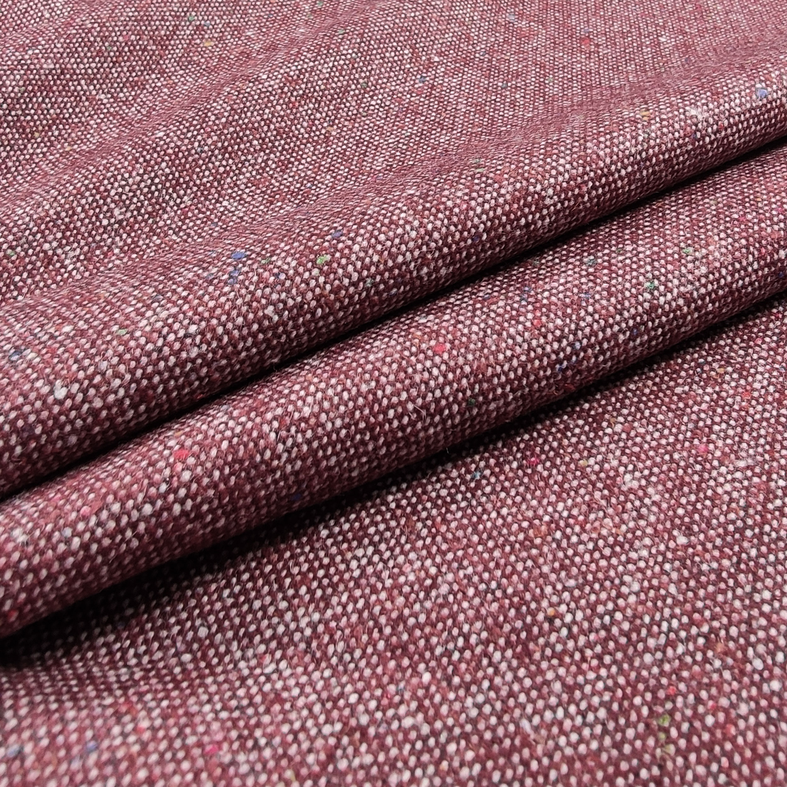 Melange Pullover Rot