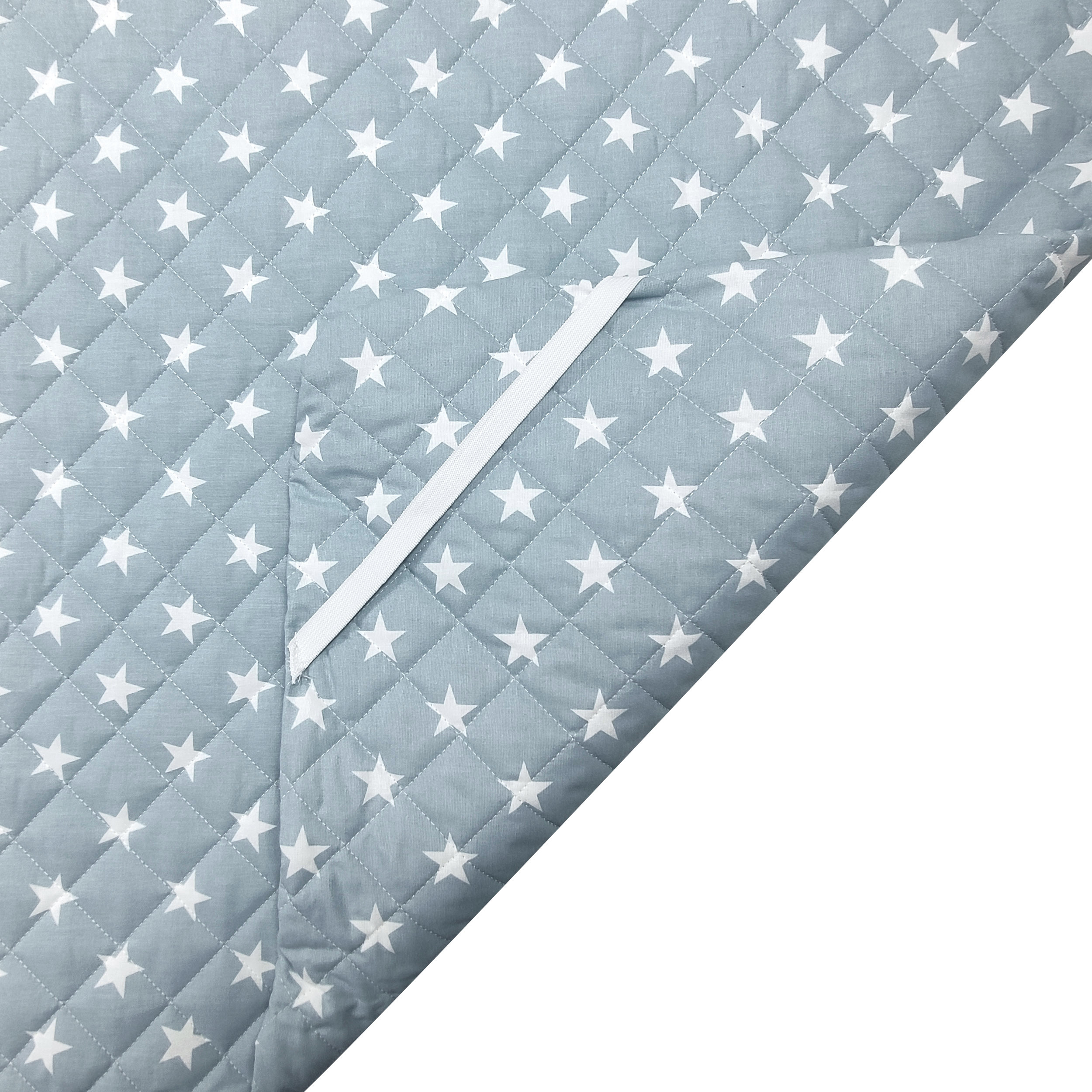 Sac de couchage Étoiles blanches sur fond bleu