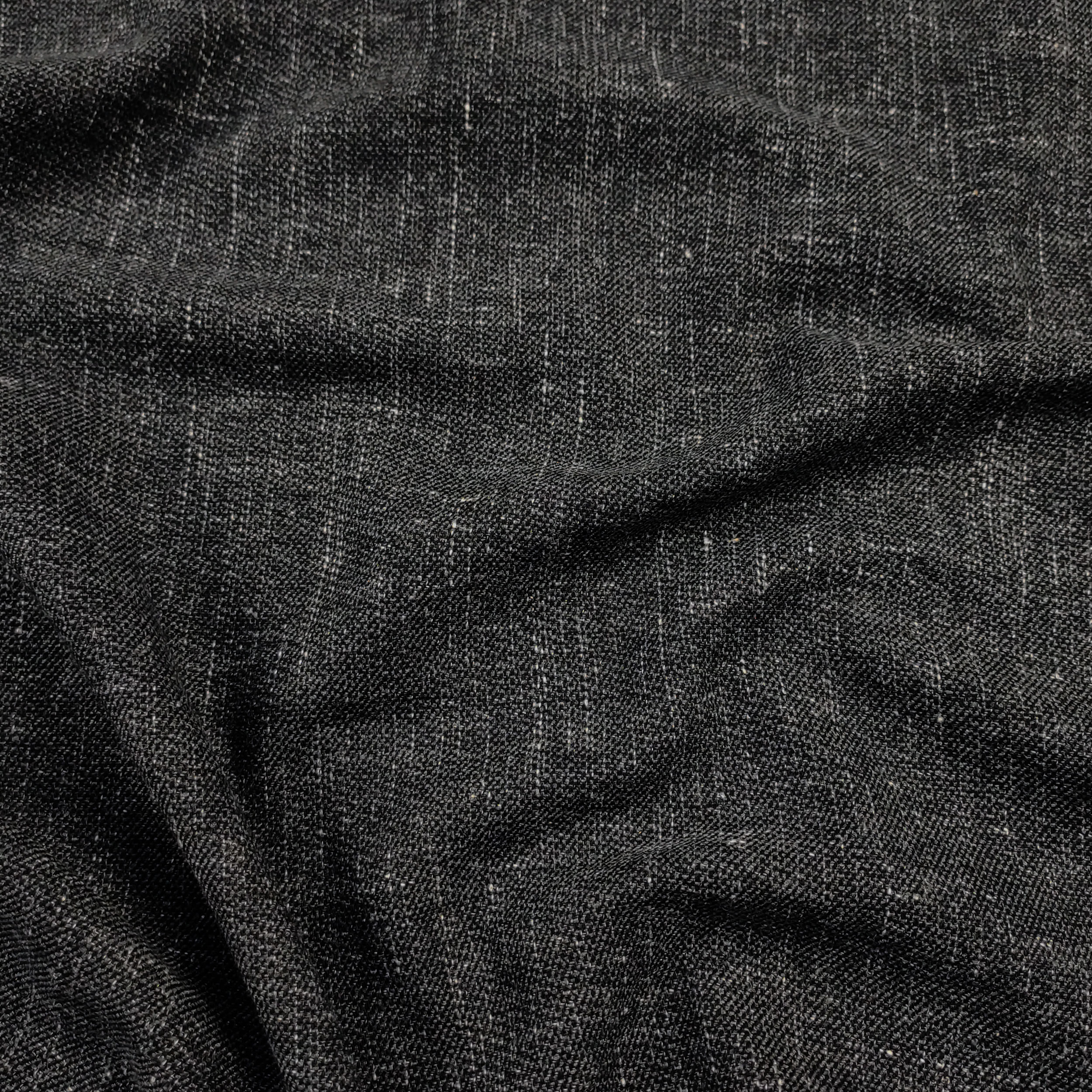 Tissu de coton mélangé anthracite