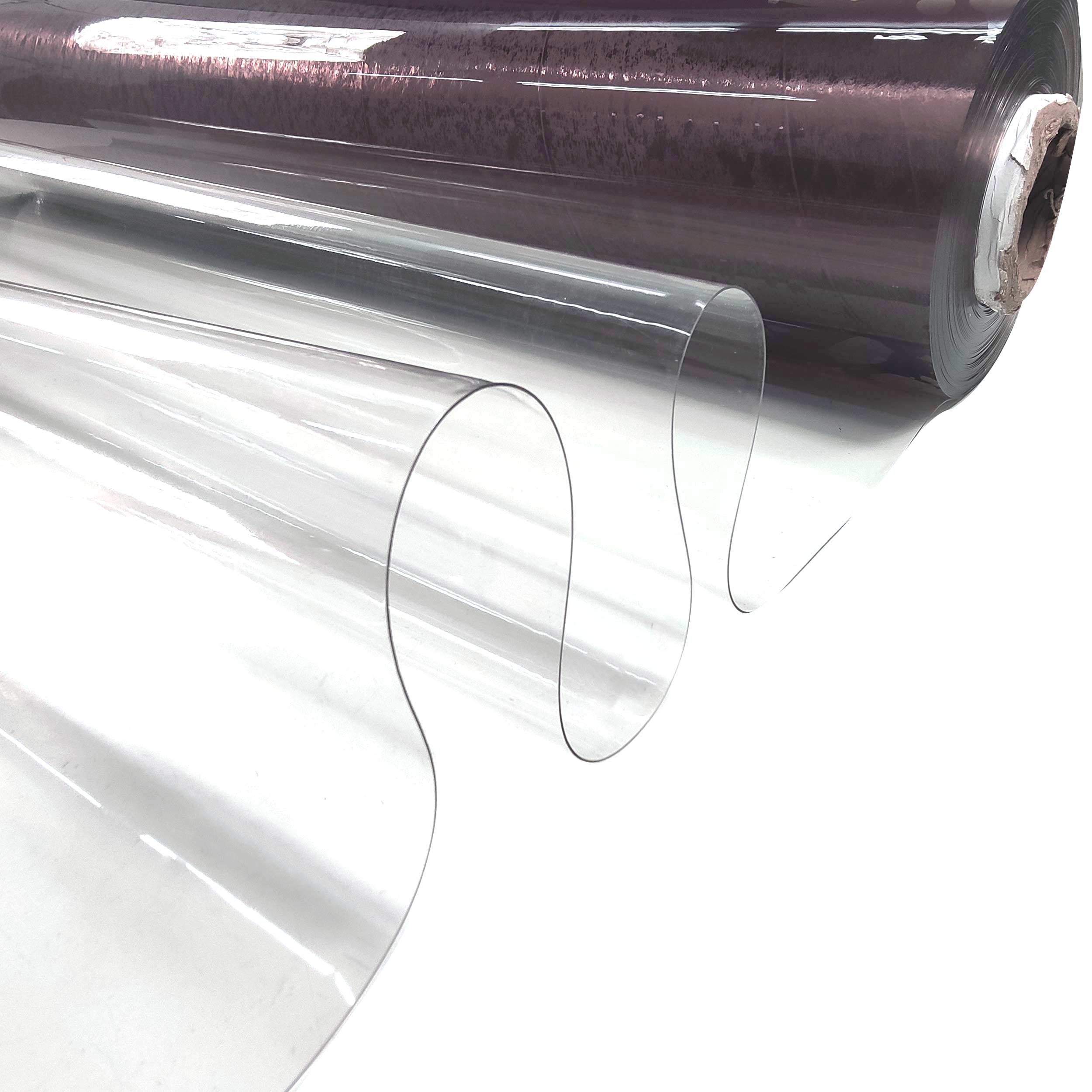 Transparent Plastic-coated Table Cover H 140 cm Image