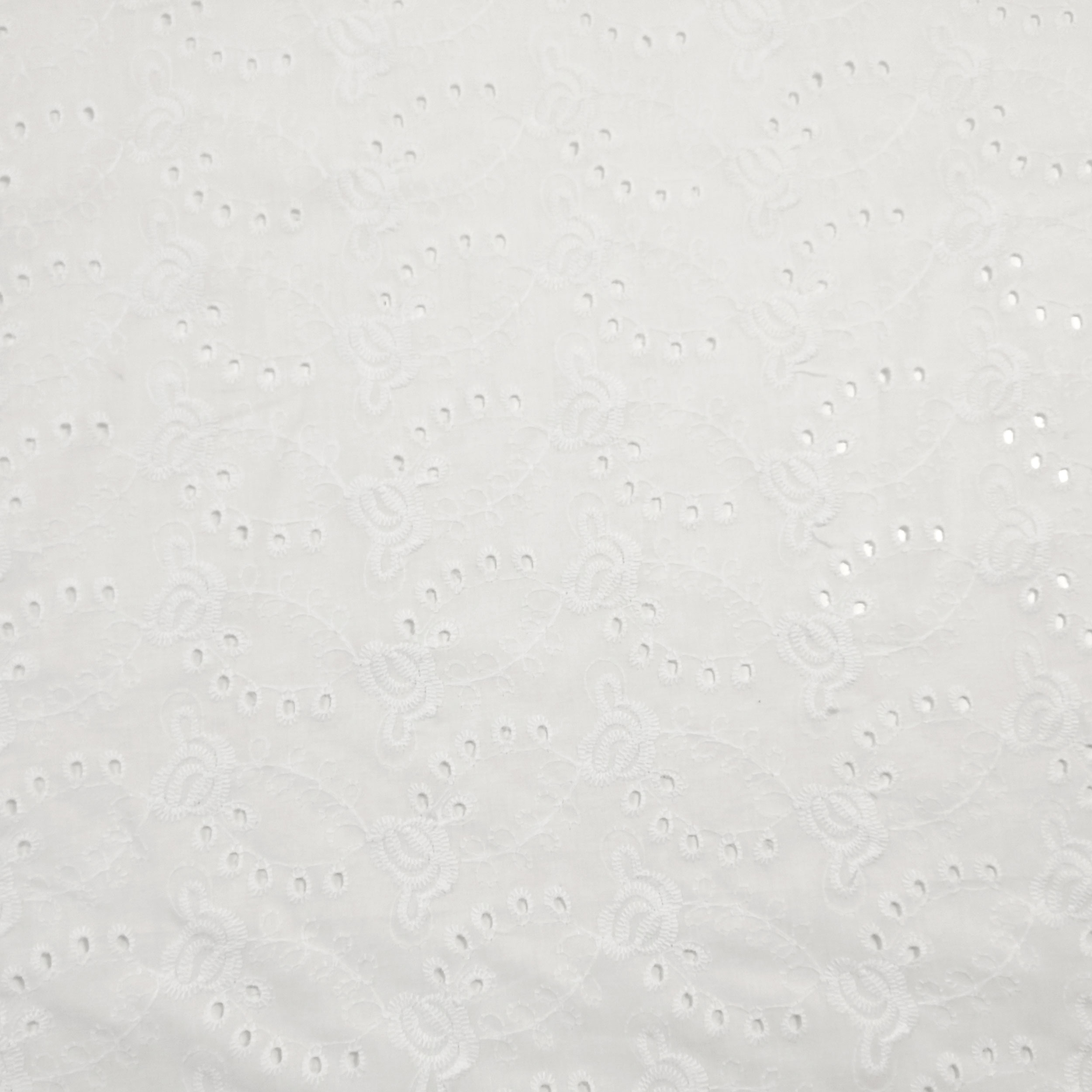 White Cotton Sangallo Roselline