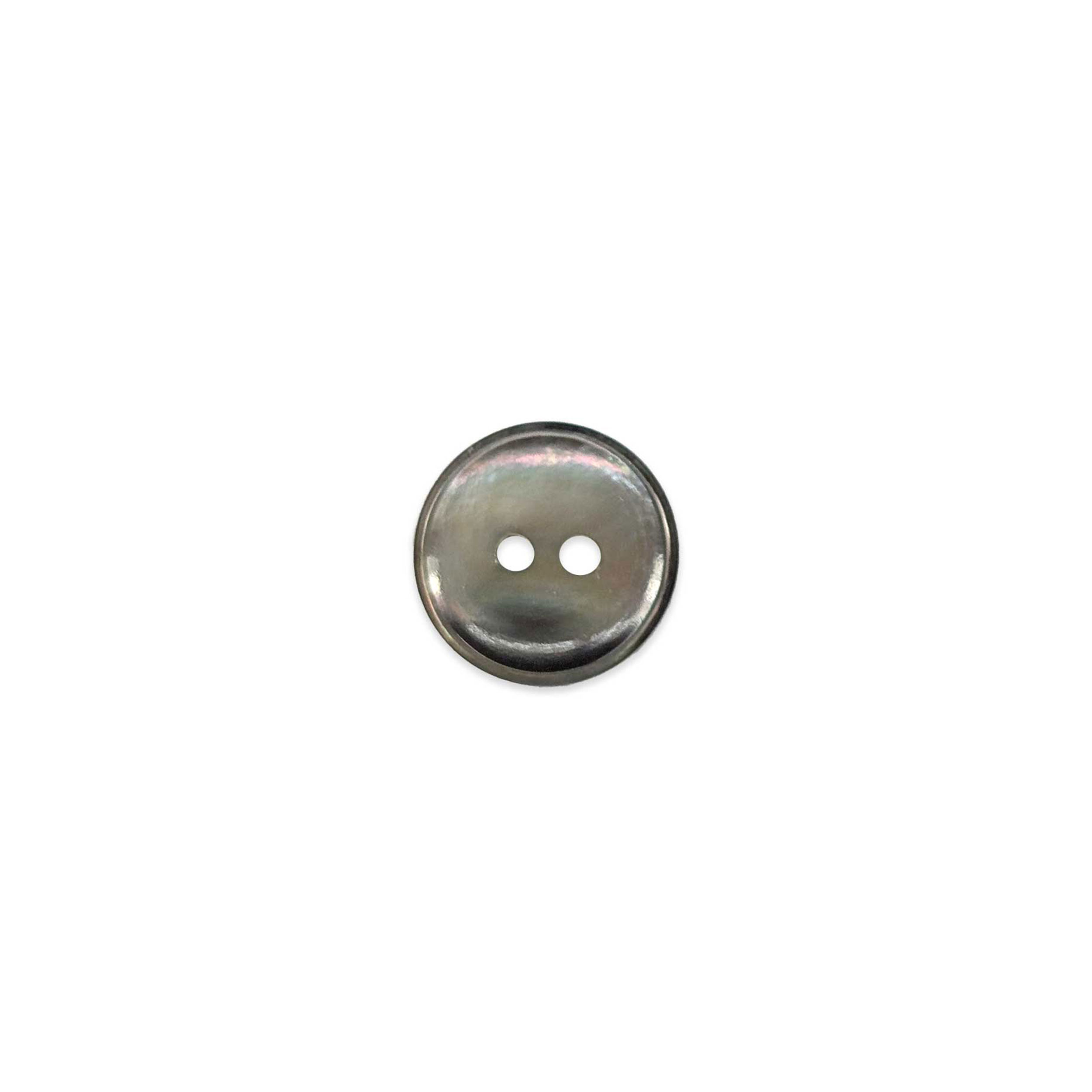 Mother-of-Pearl Button 2 Holes Grey Lin 28 Image