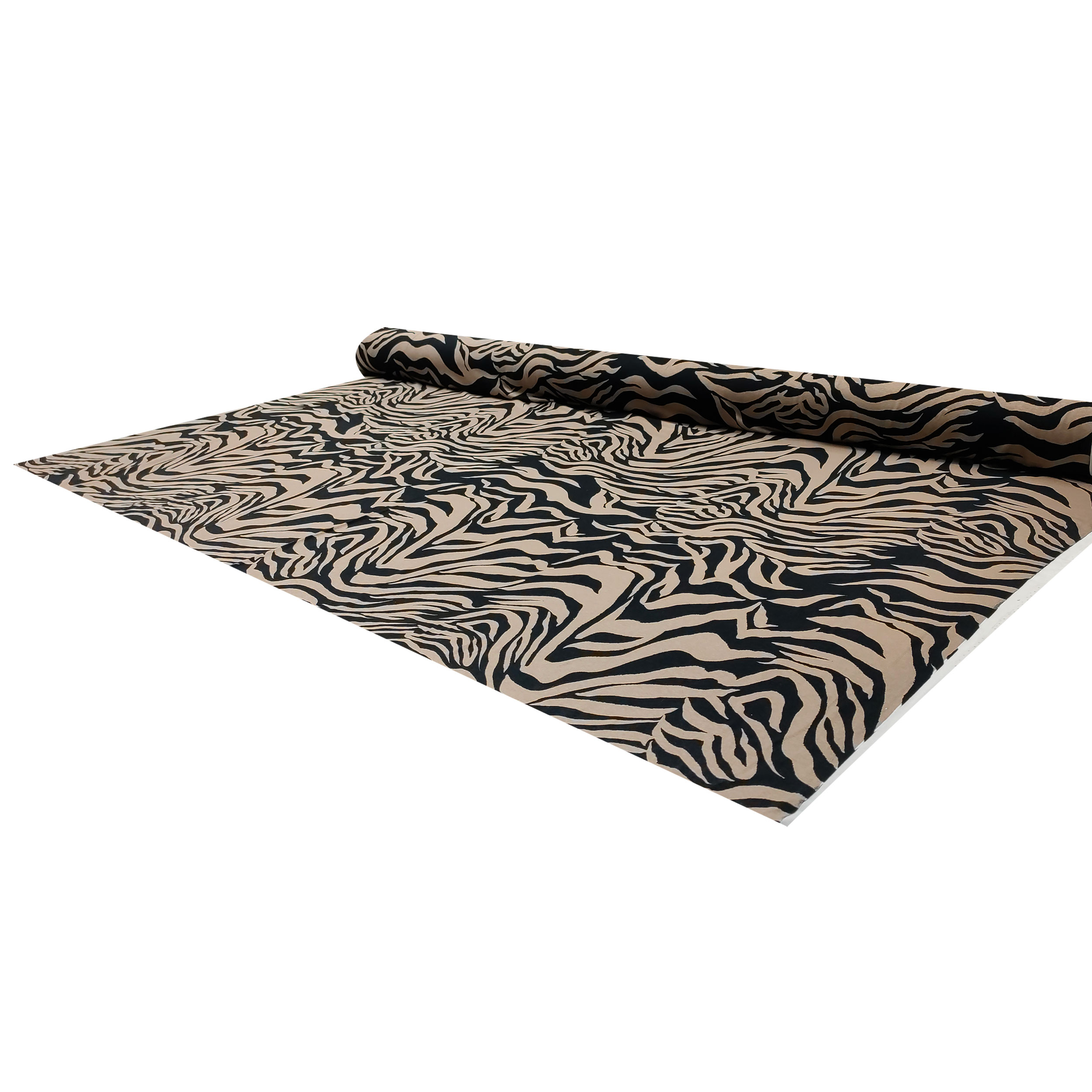 Beige Abstract Print Viscose Jersey Image