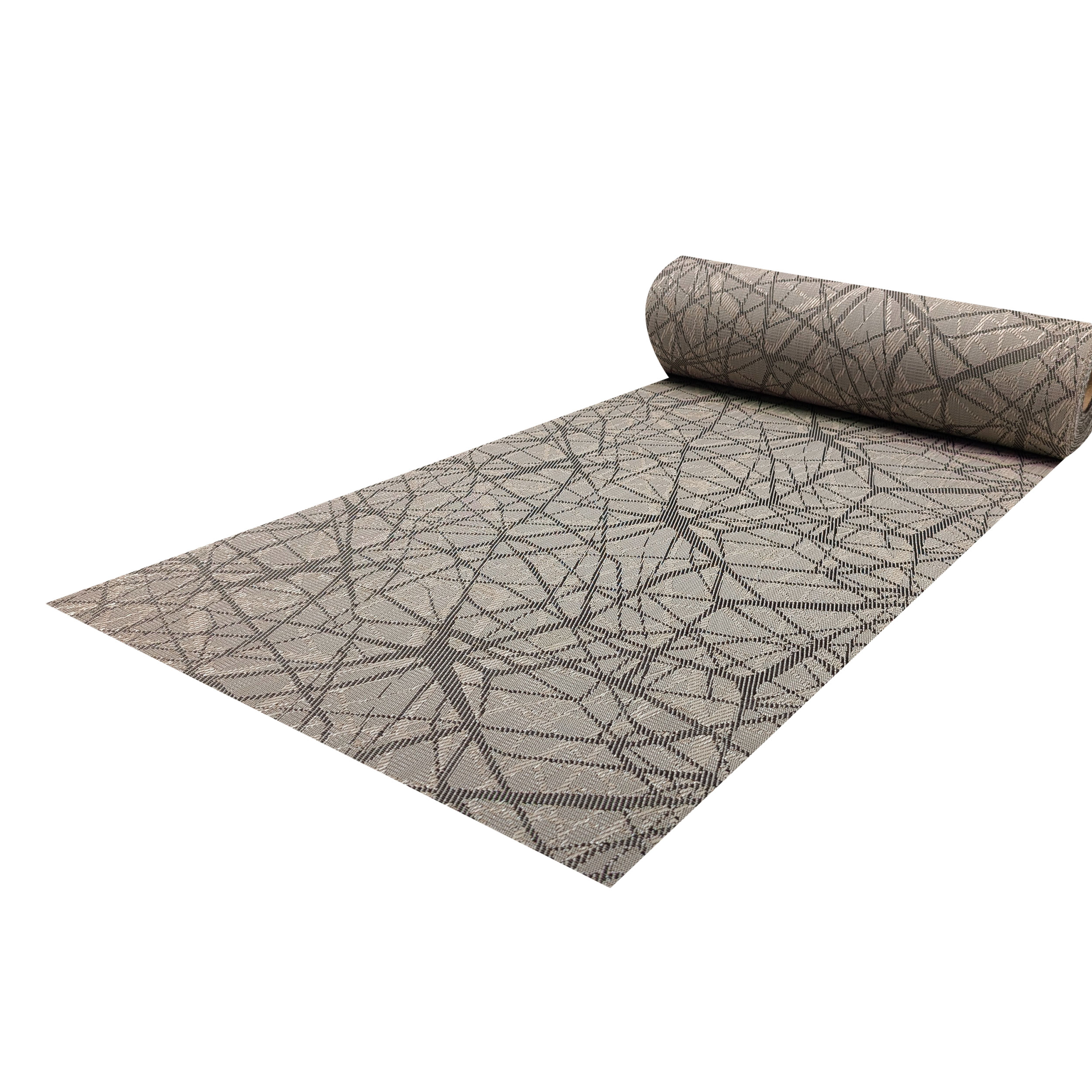 Woven Geometrical Patterned Kitchen Rug Image