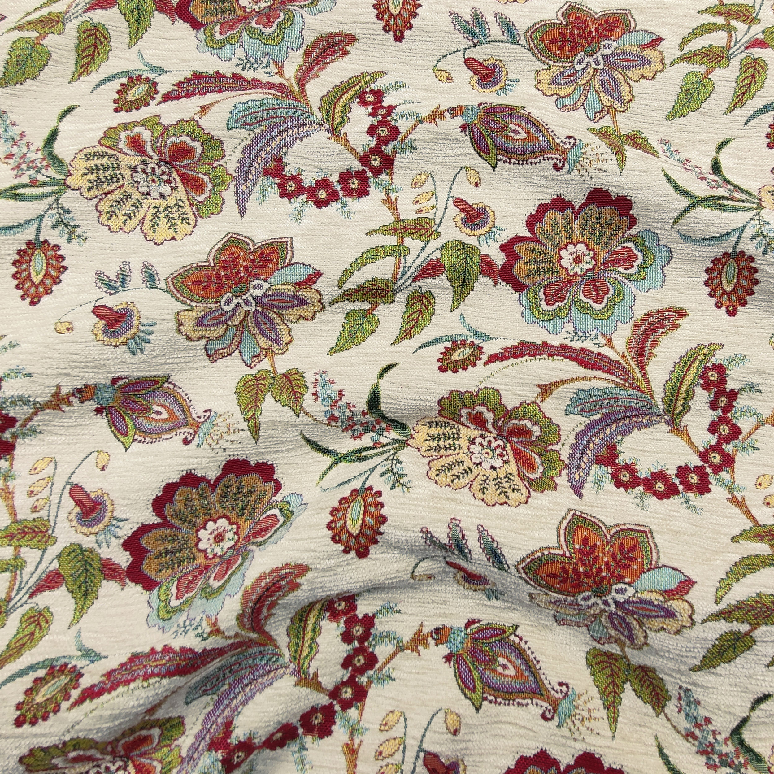 Tissu Jacquard Floral Fantasy