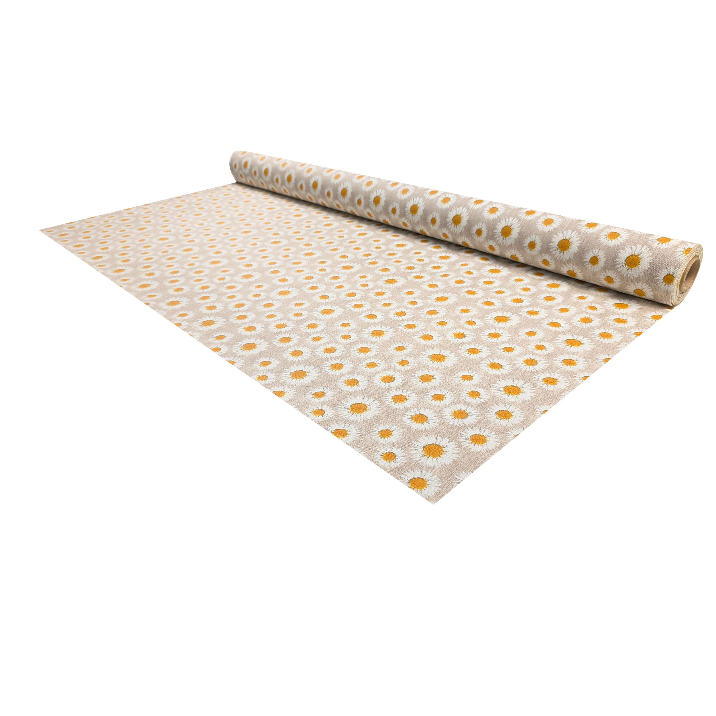 Fabric for Resin Tablecloth Daisies Image