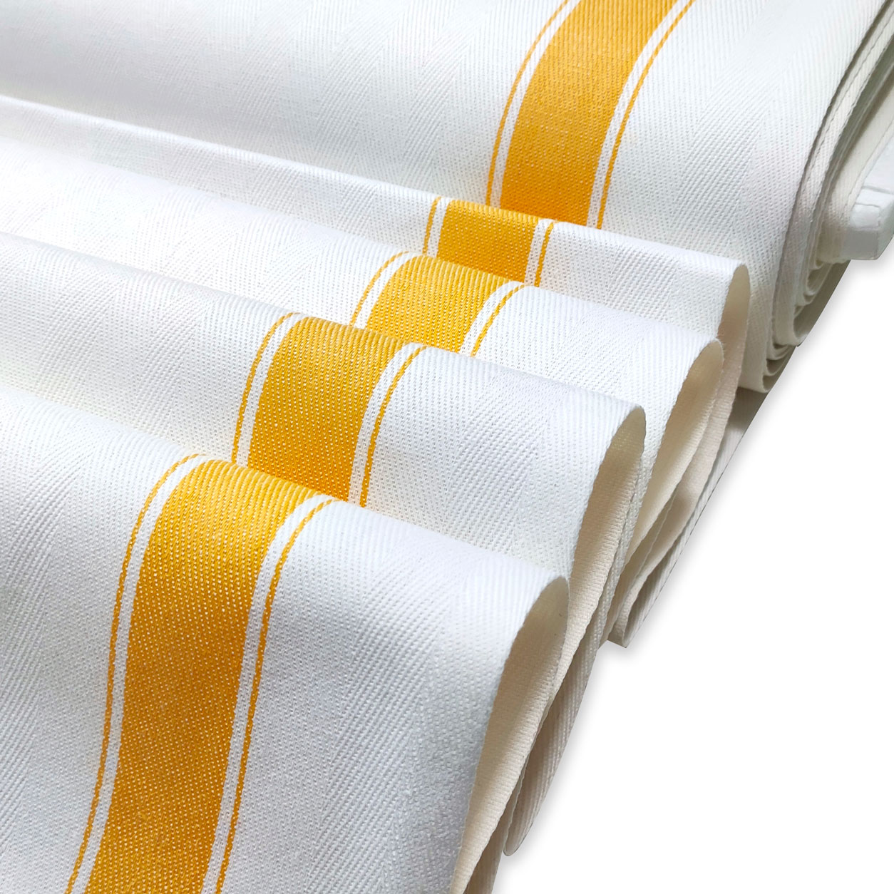 Cutout Fabric for Dishcloths Double Wide Edge Yellow 50x55 cm