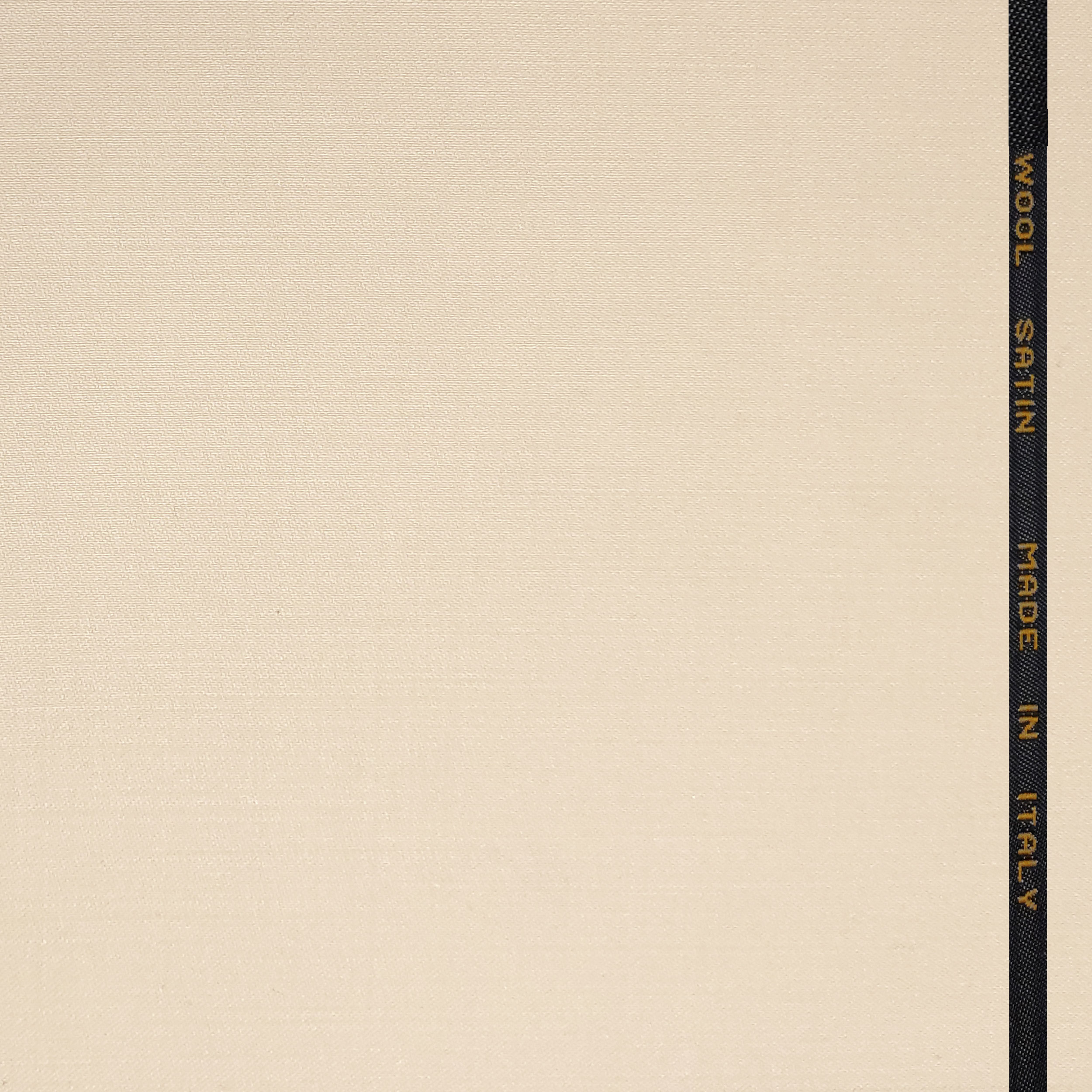 Beige Stretch Wool Satin Image