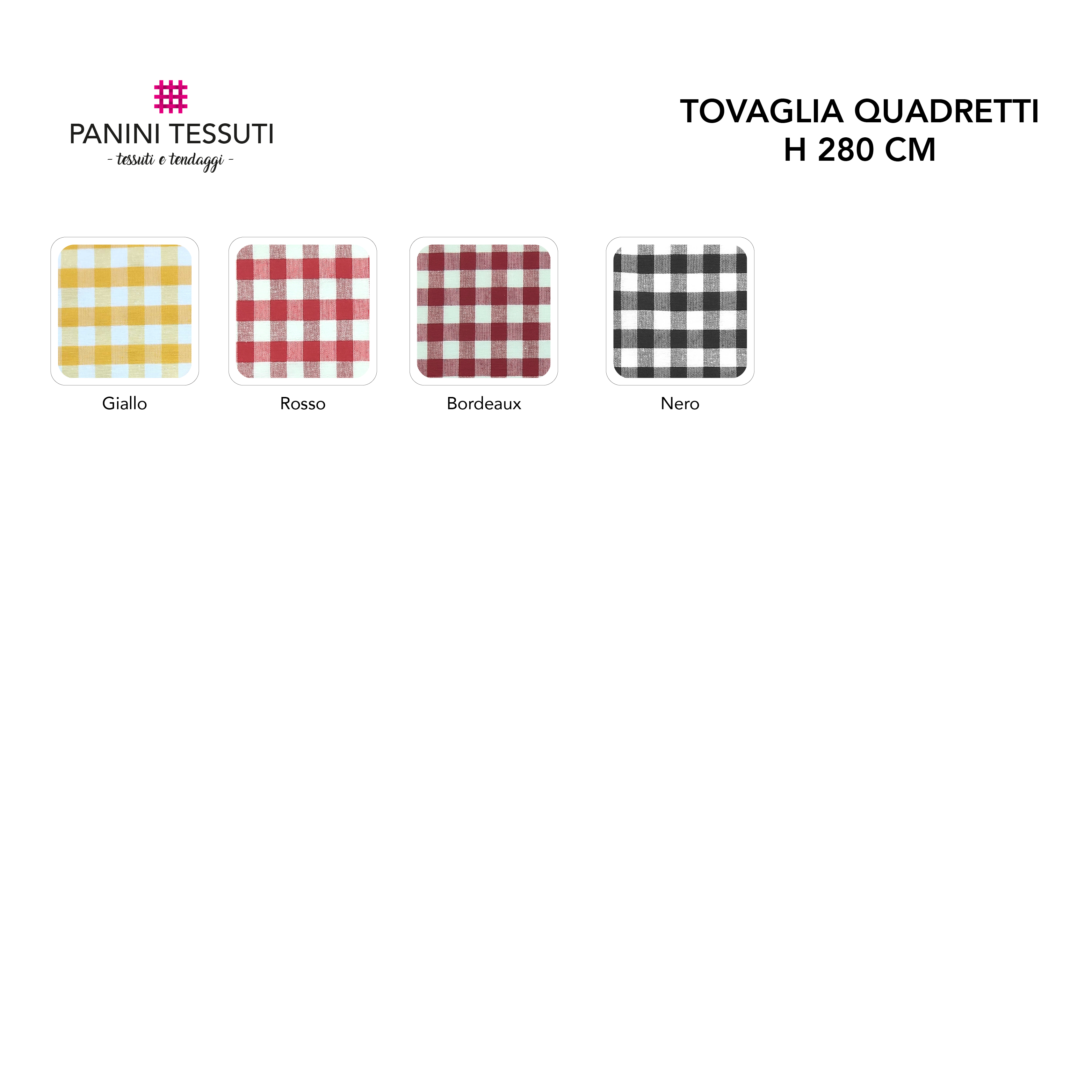 Yarn Dyed Tablecloth Fabric with Check Pattern Image