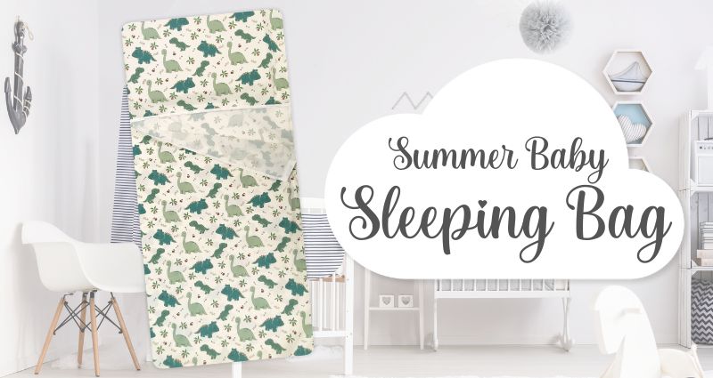 Sleeping Bag Summer Baby panini tessuti