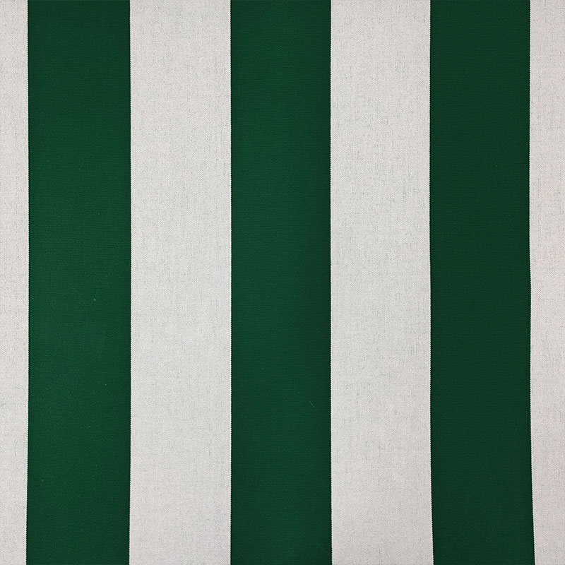 Tissu de protection solaire découpé Rayures vertes 100x200 cm