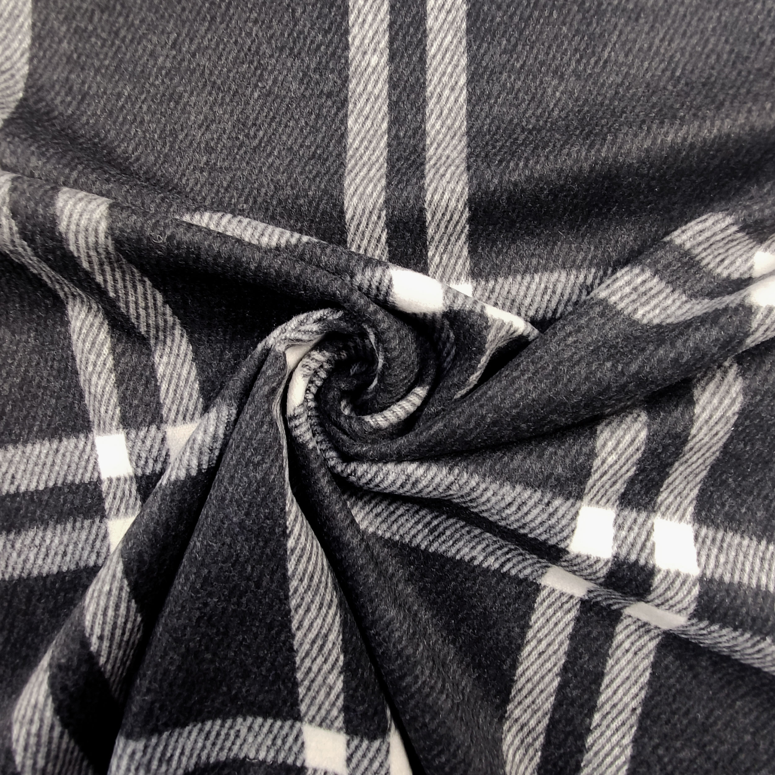Tartan Wolltuch Anthrazit Image