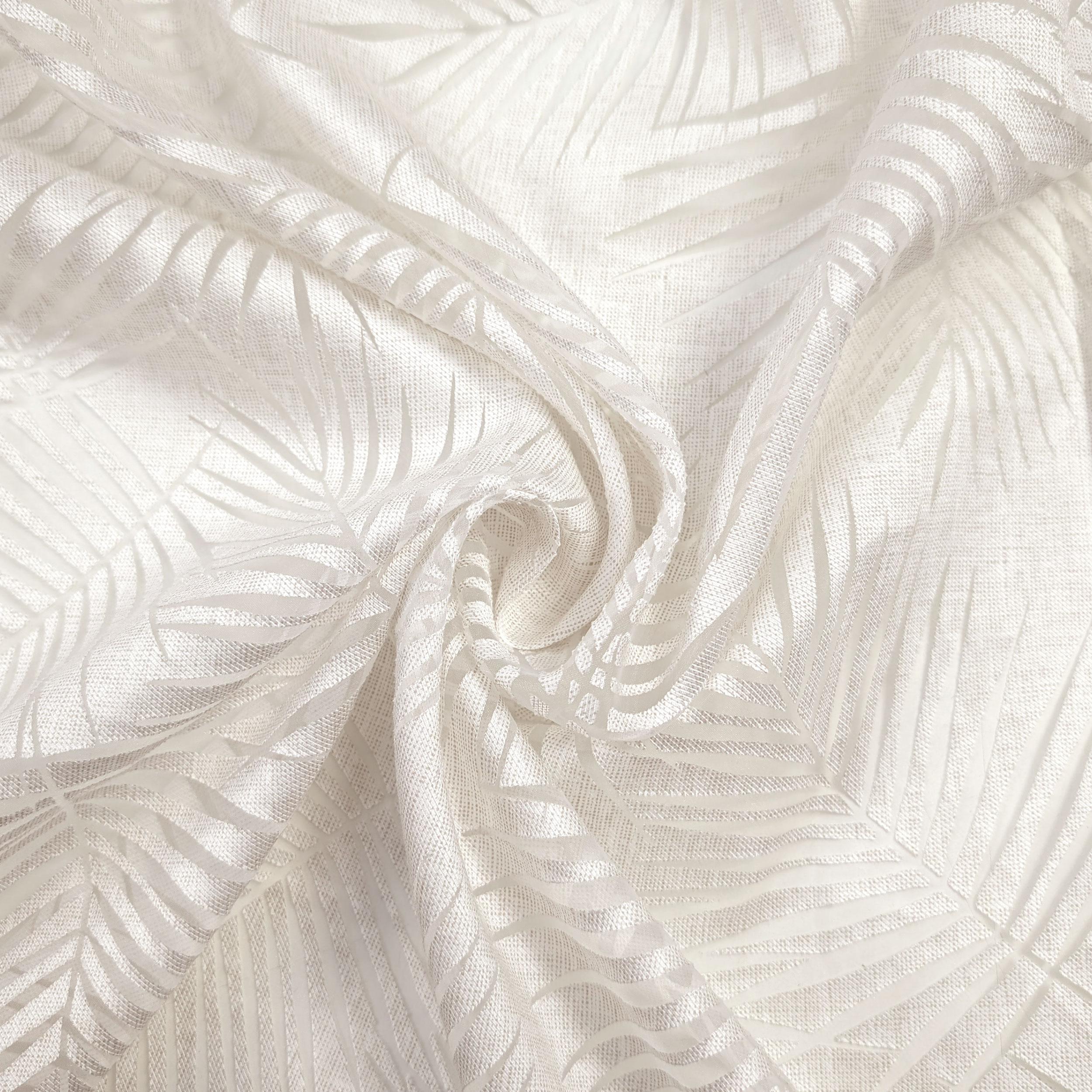 Devorè Curtain Fabric Fern Turtledove Image