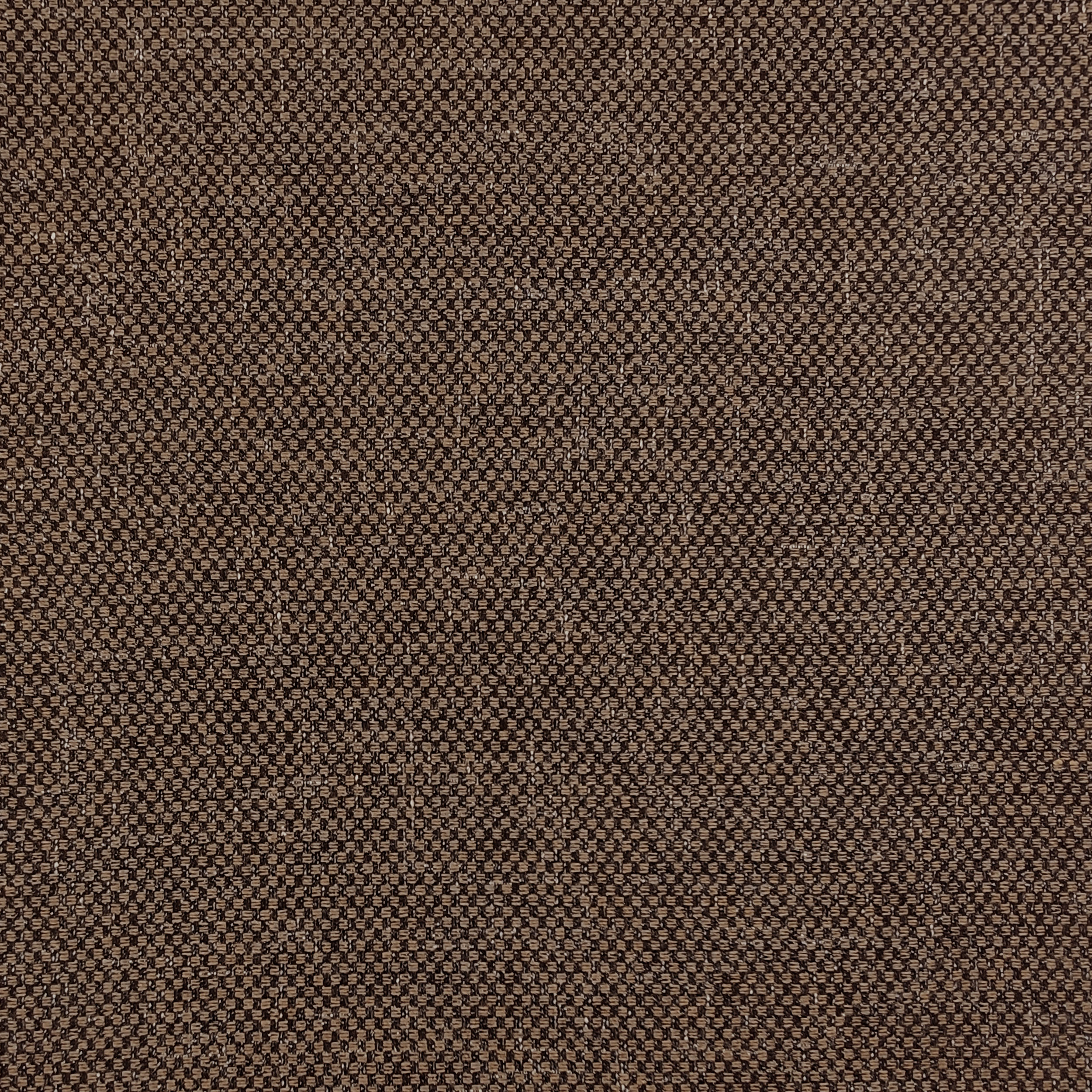 Tissu de coton mélangé à carreaux camel
