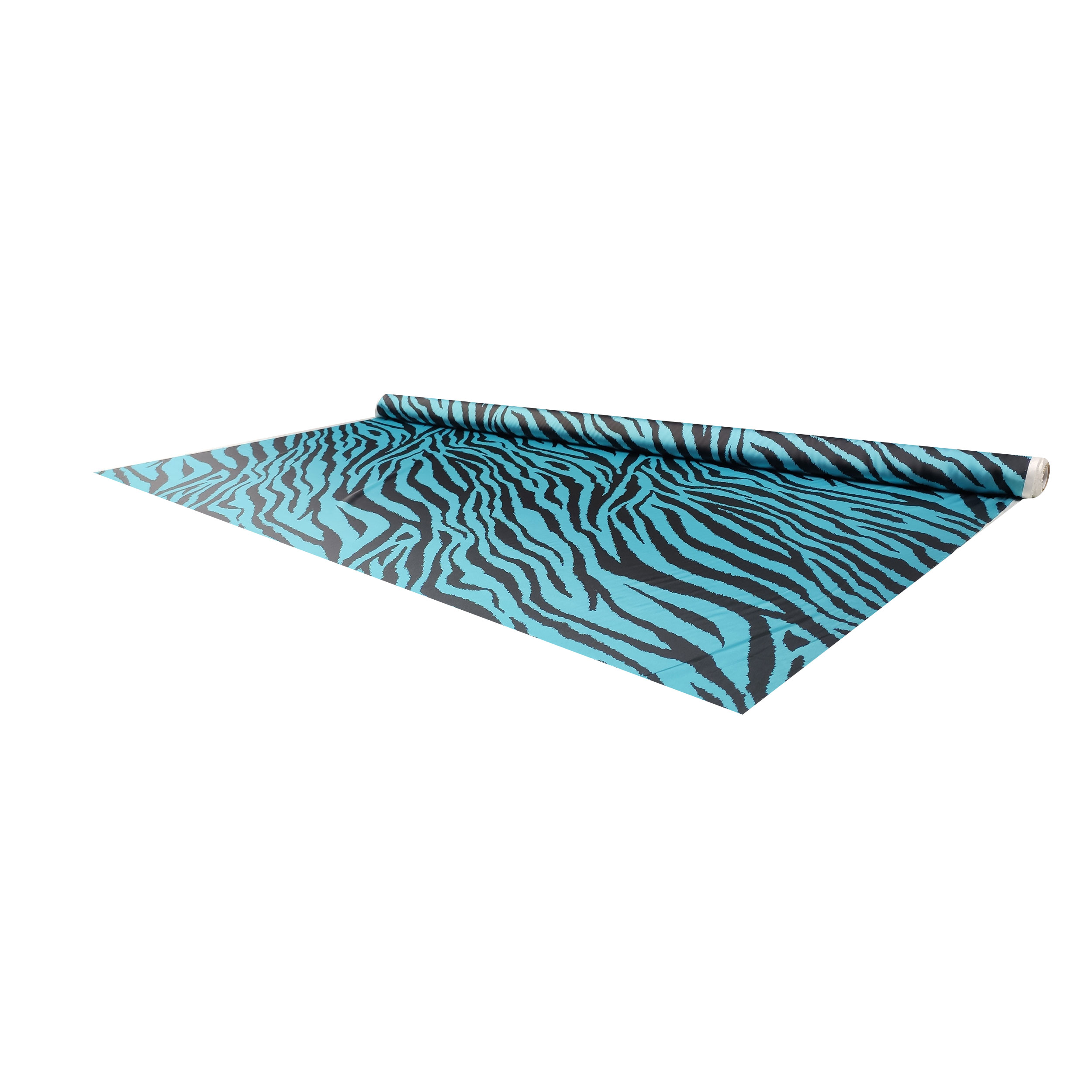 Elastisches Rasiersetato Moda Zebrato Turchese