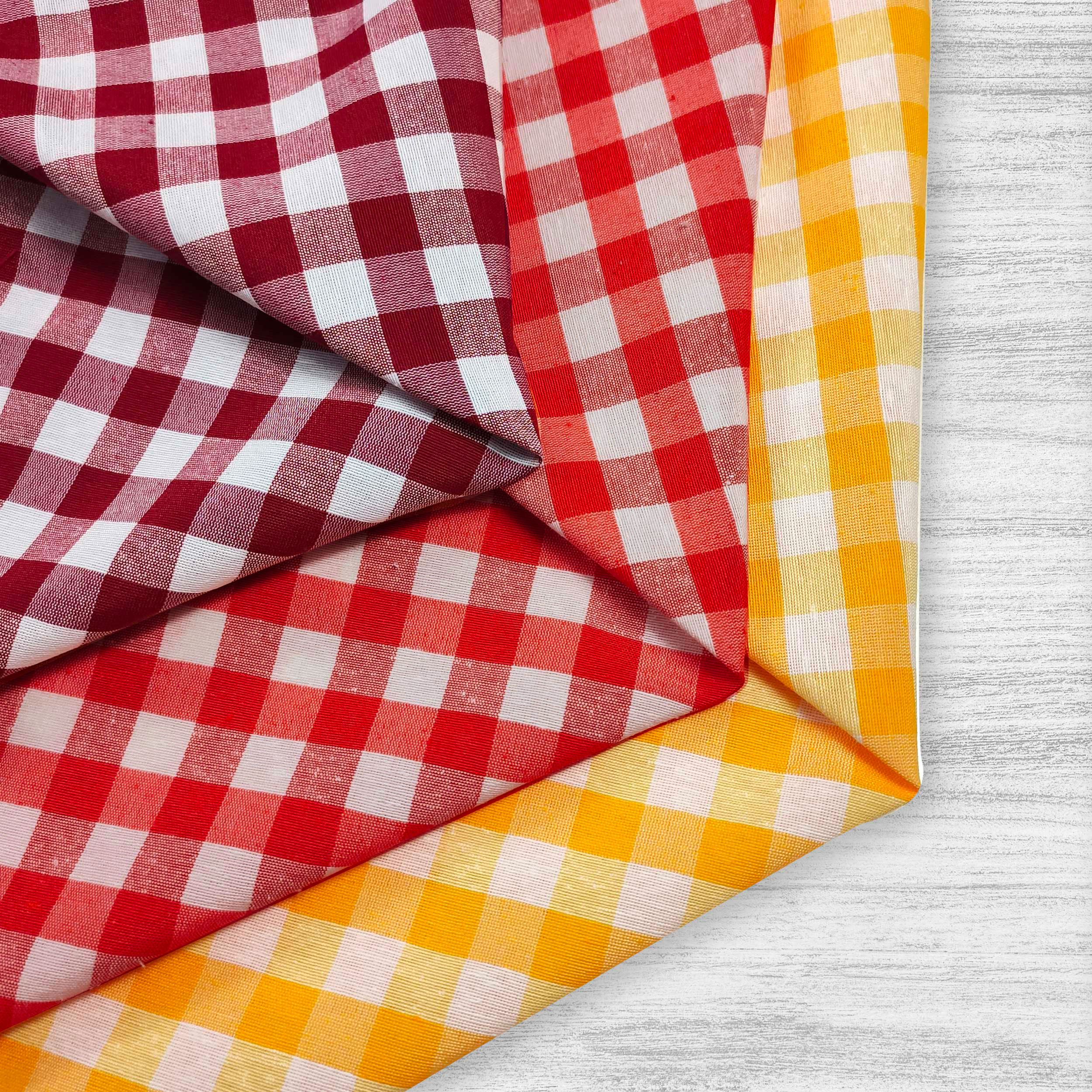 Yarn Dyed Tablecloth Fabric with Check Pattern Image