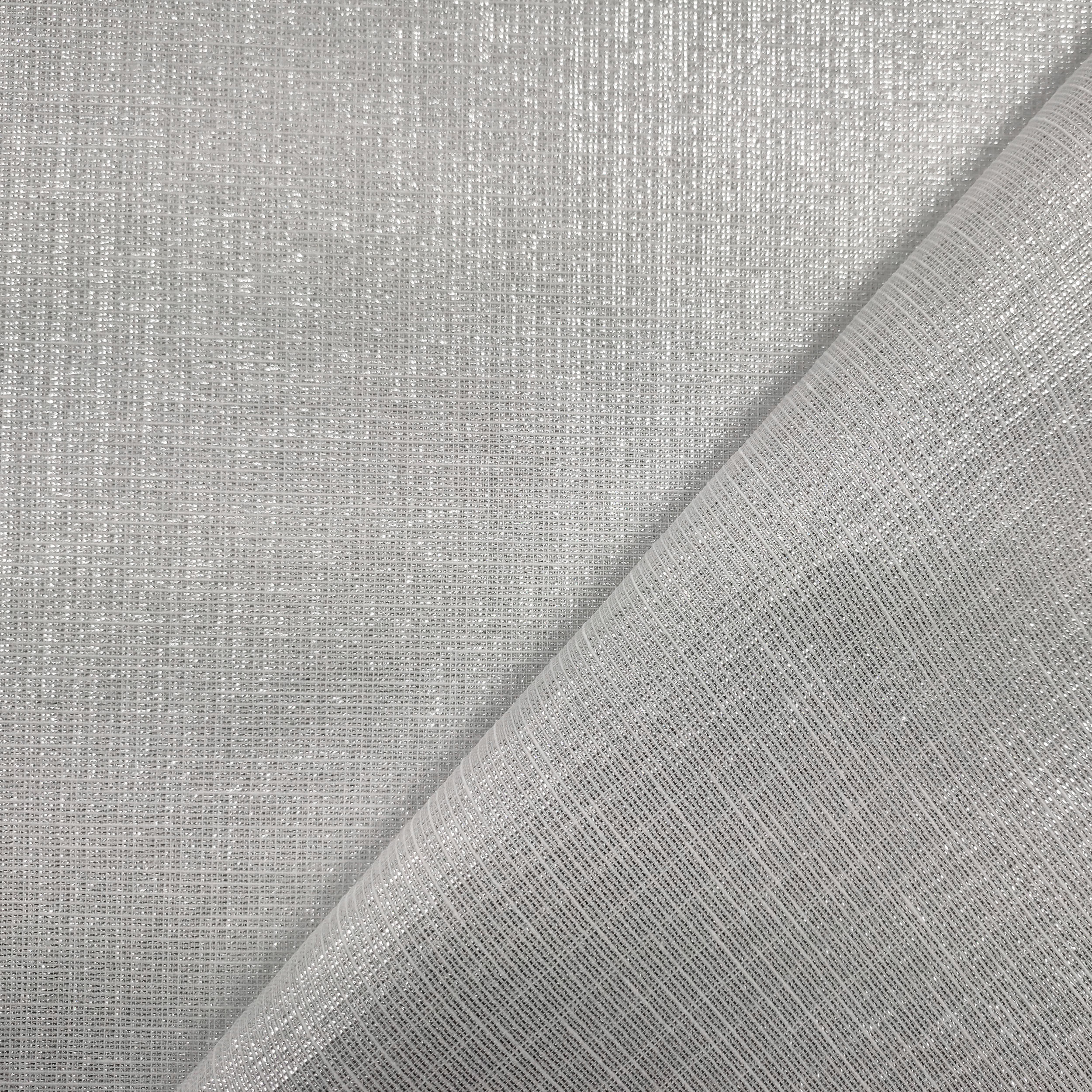 Tissu Lurex argenté