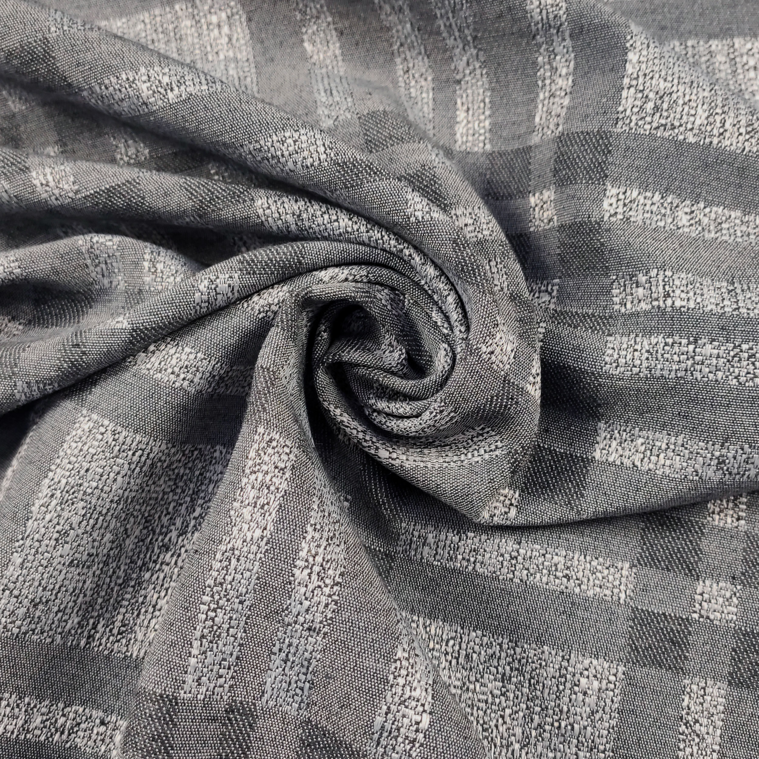 Grey Tartan Fabric Image