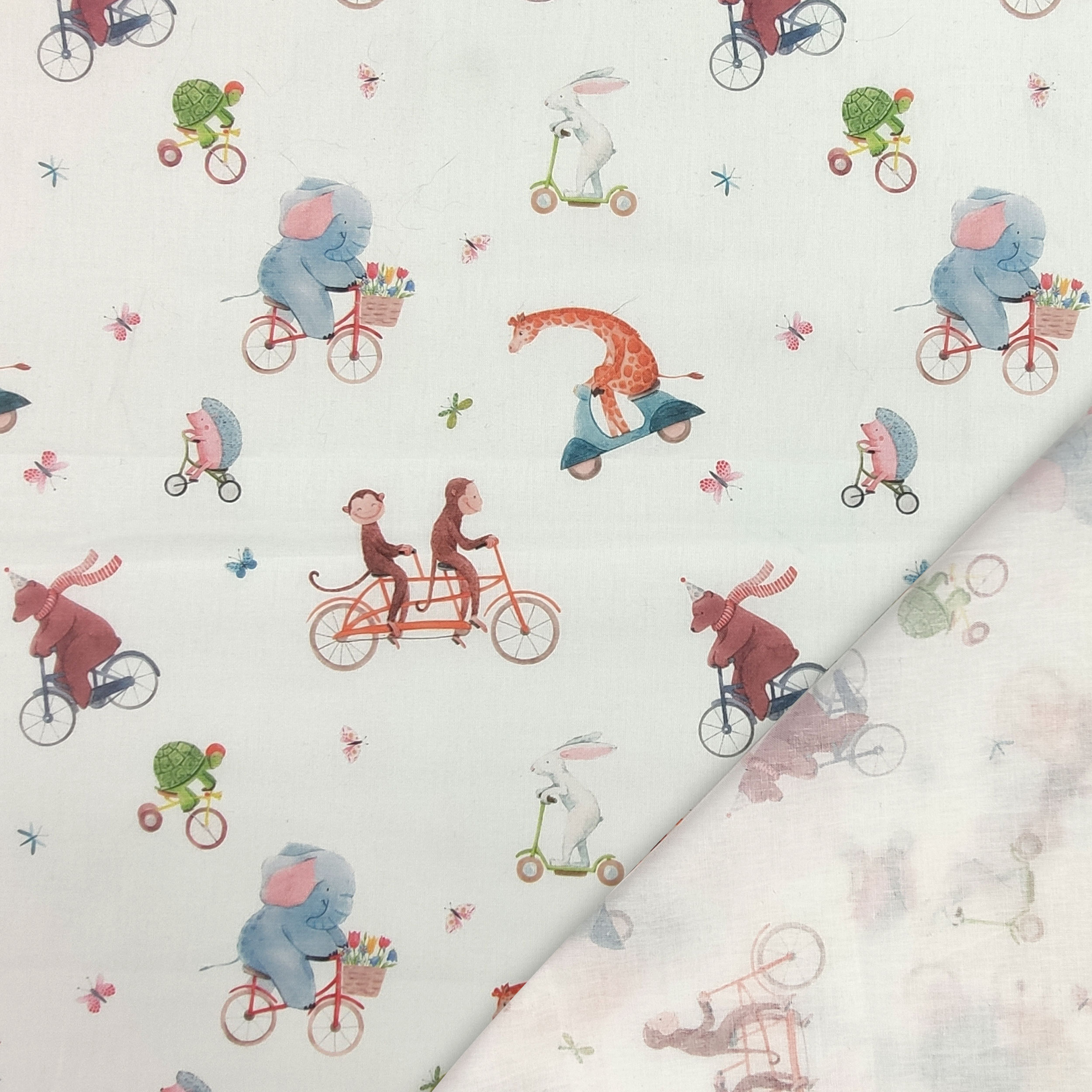 Cotton Bicycle Animals