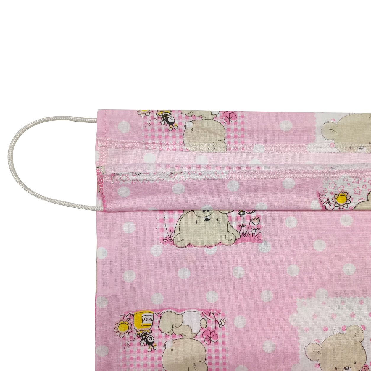 Sac à langer Oursons et abeilles roses Jardin d'enfants