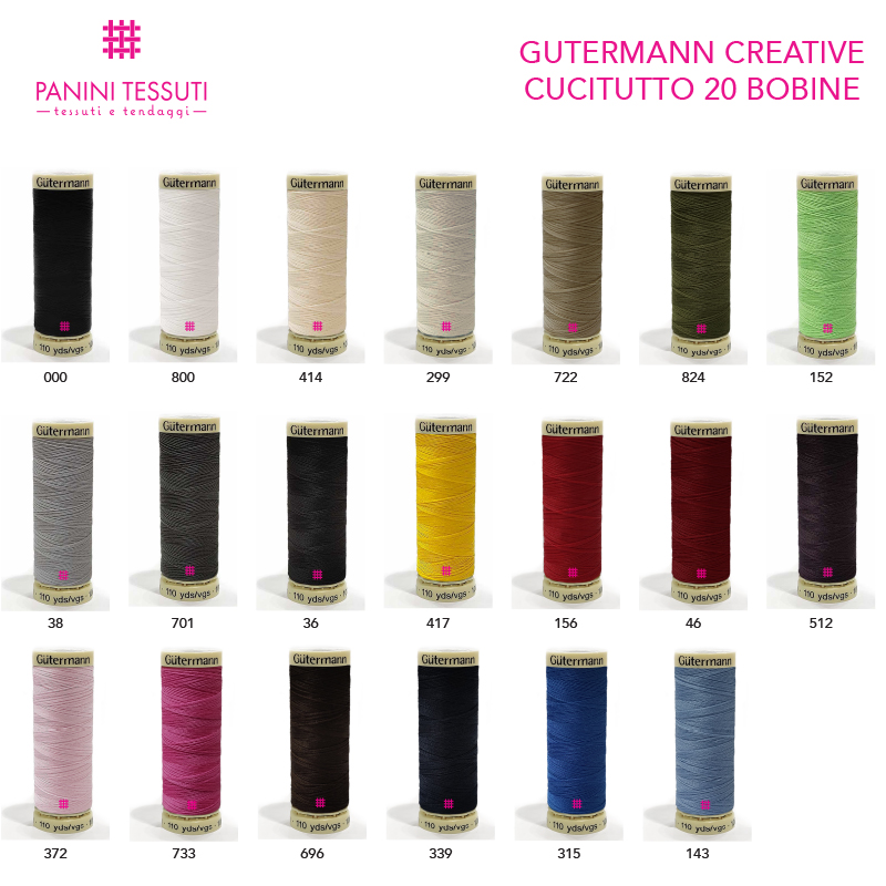 Gutermann Cucitutto Creative 20 Bobine