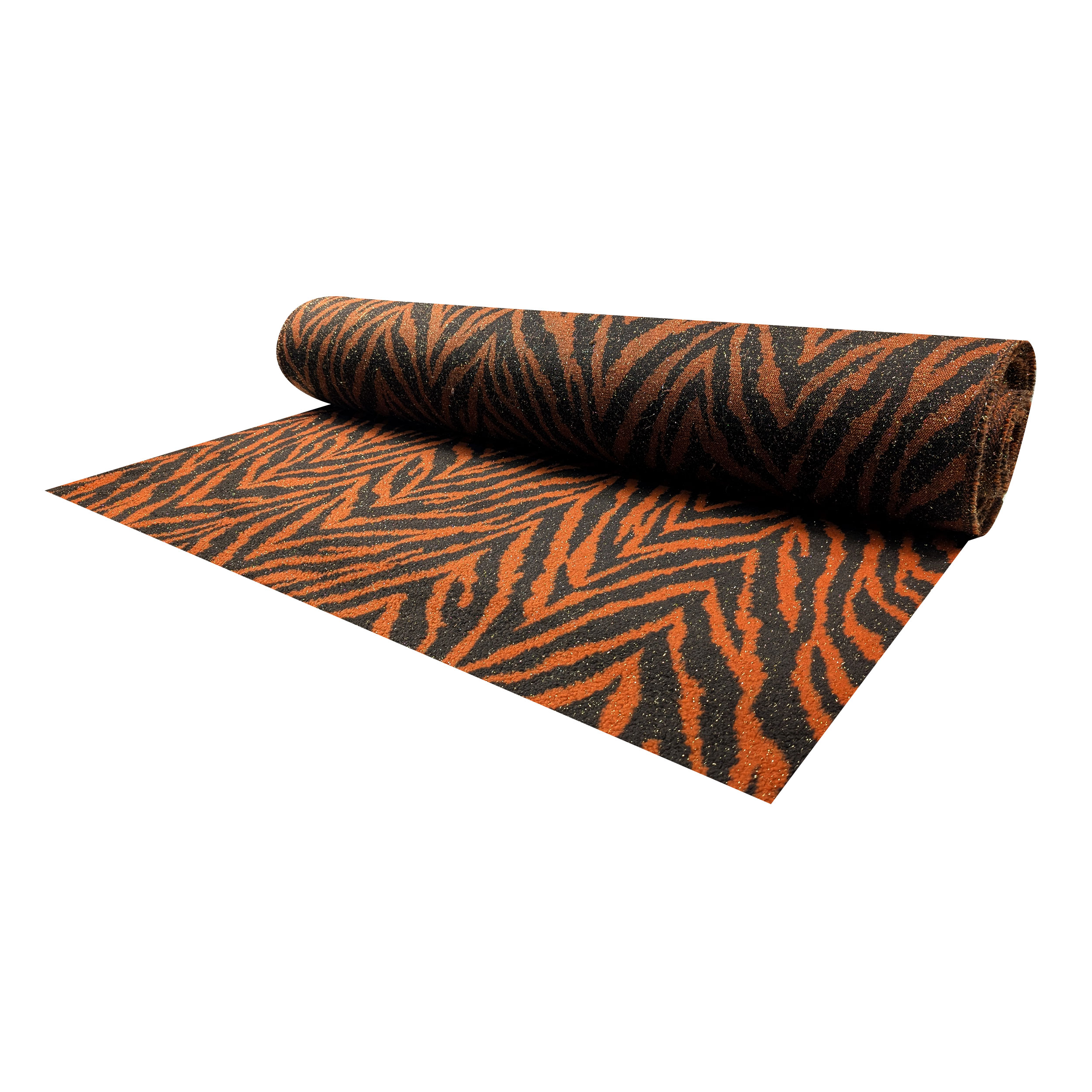 Gold Lurex Zebra Pattern Coat Image