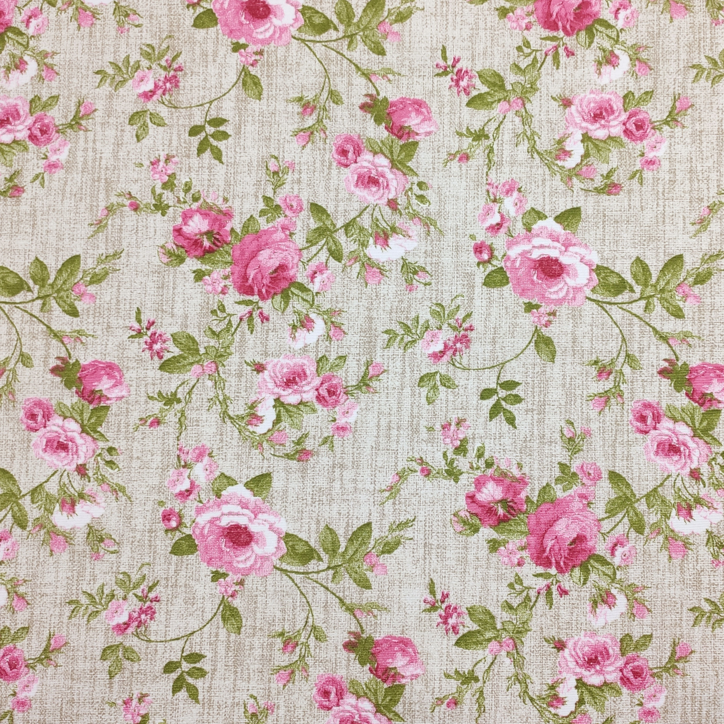 Fabric for Resin Tablecloth Rose Beige Background