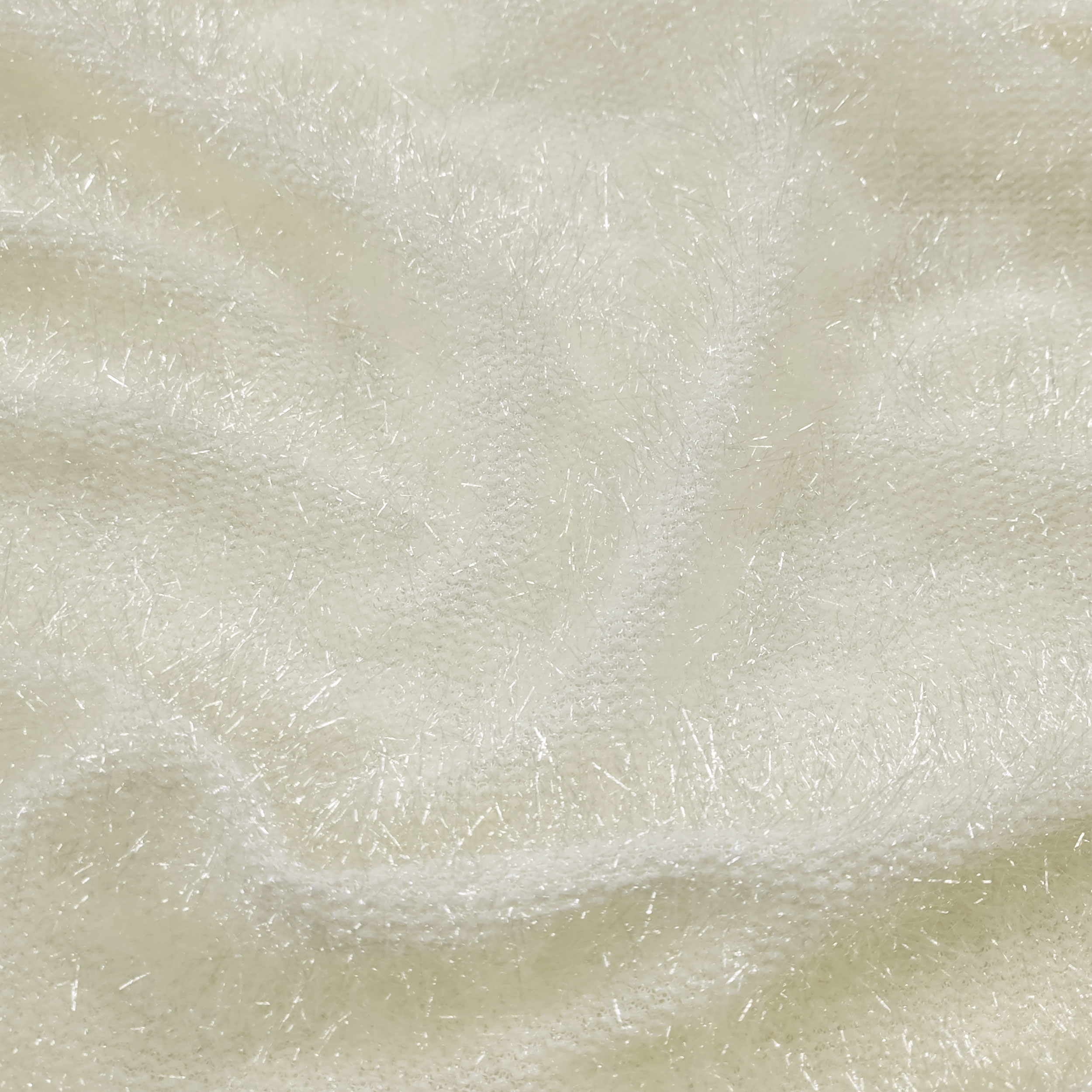 Pull Feather Lurex Cream