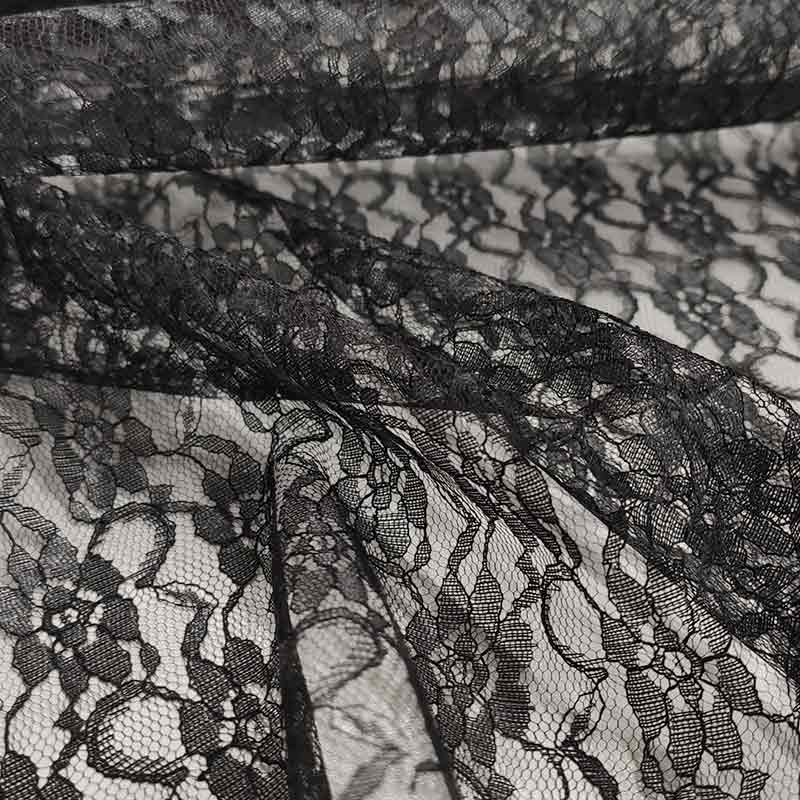 Floral Lace Fabric Image