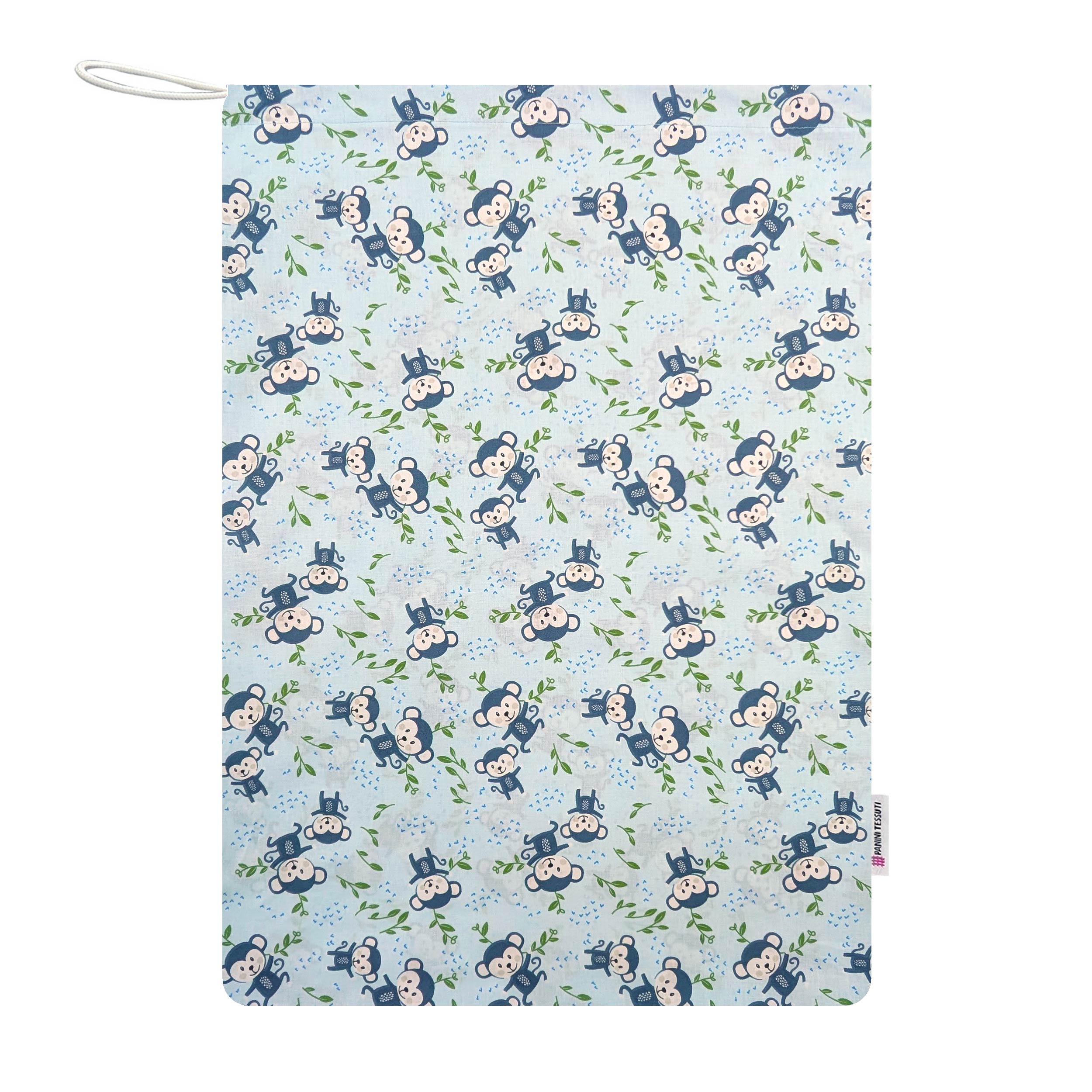 Blue Monkey Nursery Bag Image